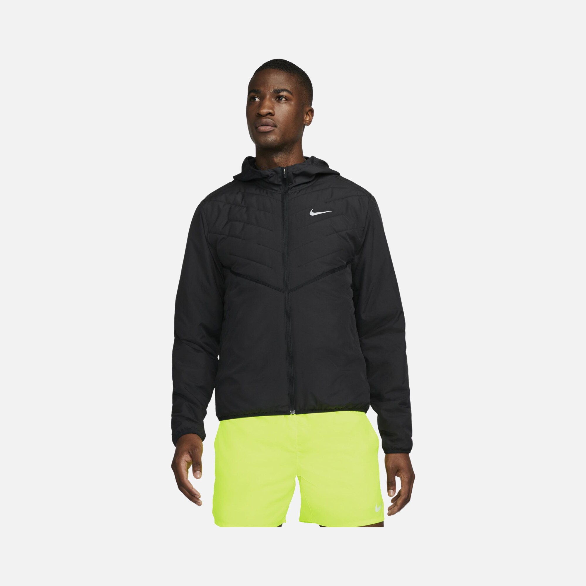 Nike Therma-Fit Repel Aerolayer Synthetic-Fill Running Full-Zip Hoodie Erkek Ceket