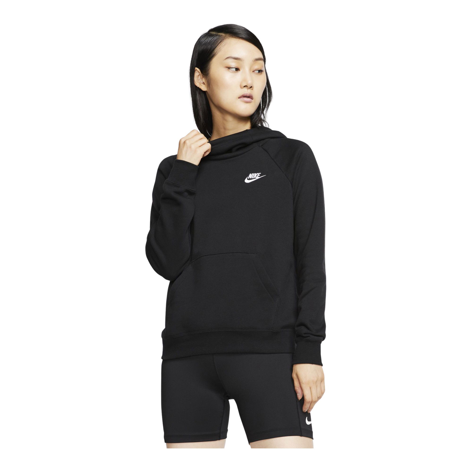 Nike Sportswear Essential Funnel-Neck Fleece Hoodie Kadın Sweatshirt
