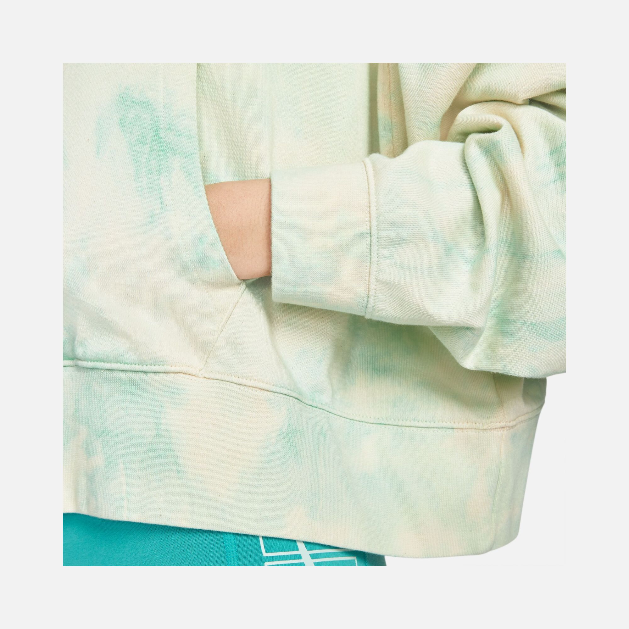 Nike Sportswear Washed Jersey Hoodie Kadın Sweatshirt