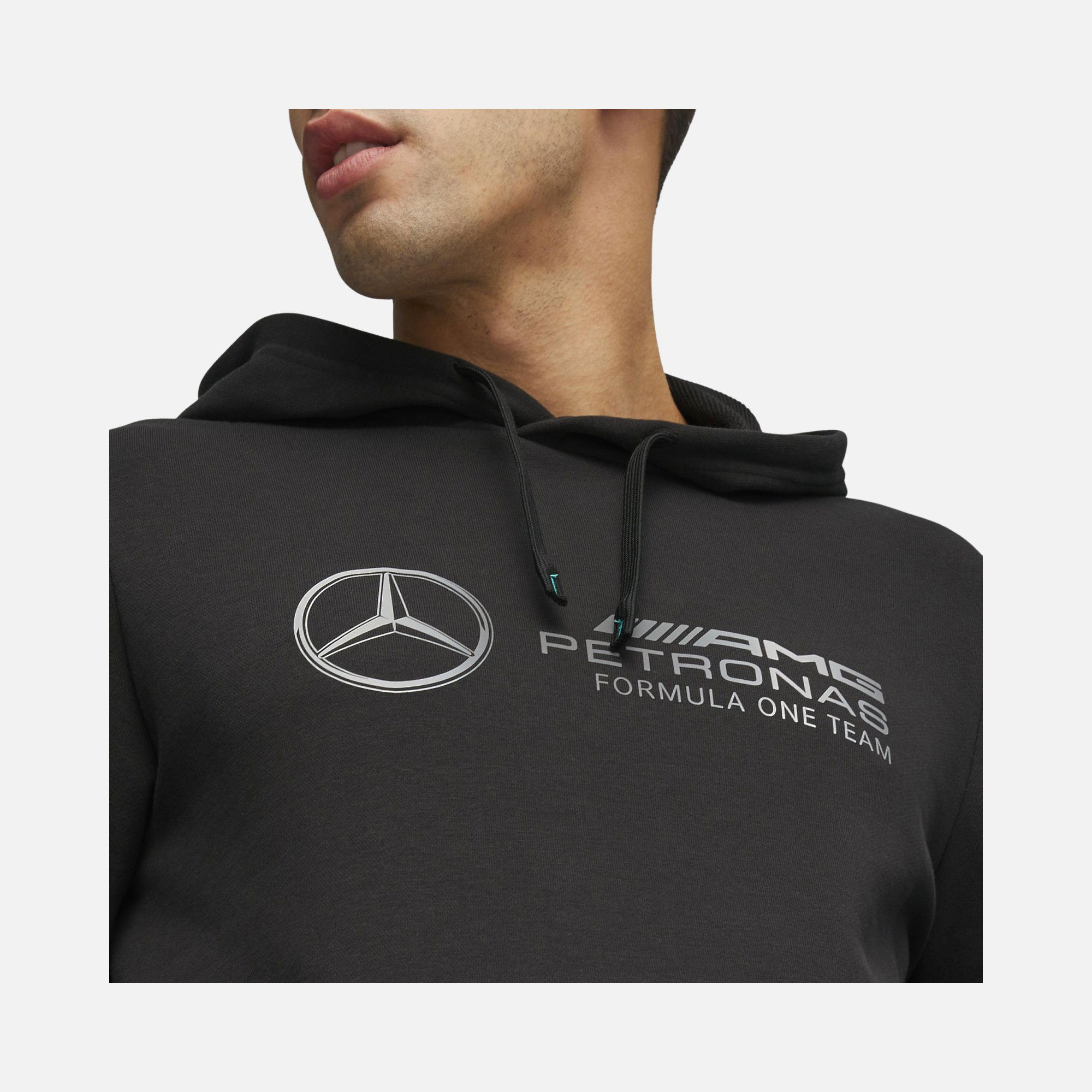 Puma Sportswear Mercedes-AMG Logo Hoodie Erkek Sweatshirt