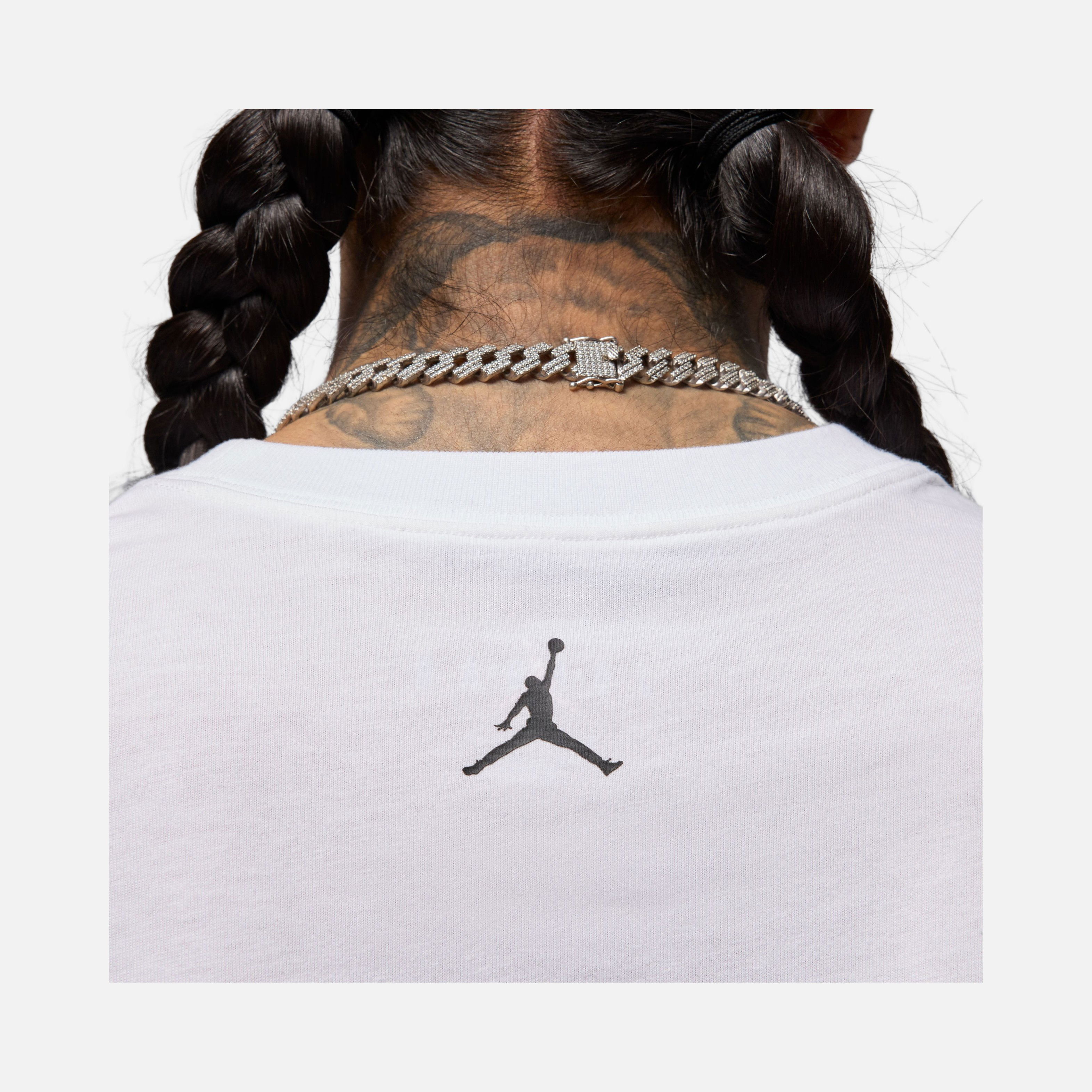 Nike MJ Flt Ess Air Jordan 1 Ss Crew Erkek Tişört