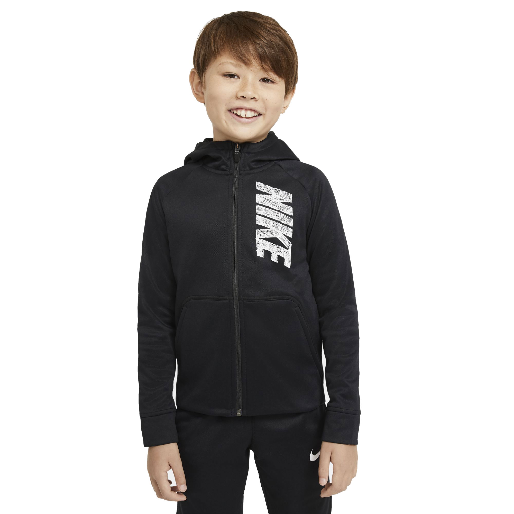 Nike Therma Full-Zip Graphic Training Hoodie (Boys') Çocuk Sweatshirt