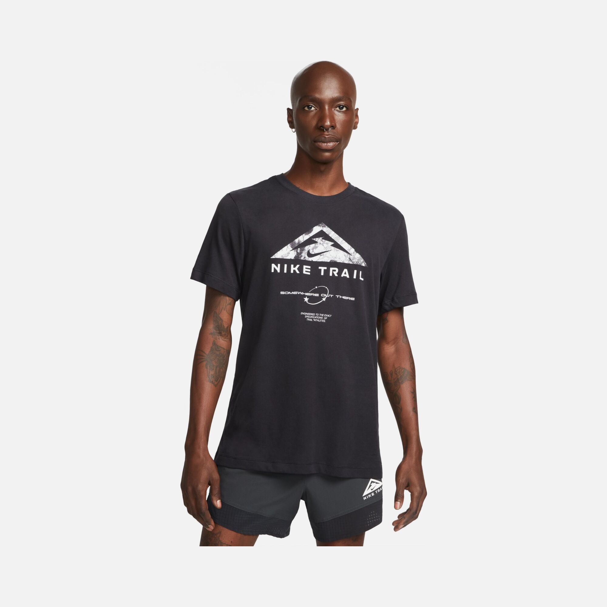 Nike Dri-Fit ''Some Where out There'' Run Trail Short-Sleeve Erkek Tişört