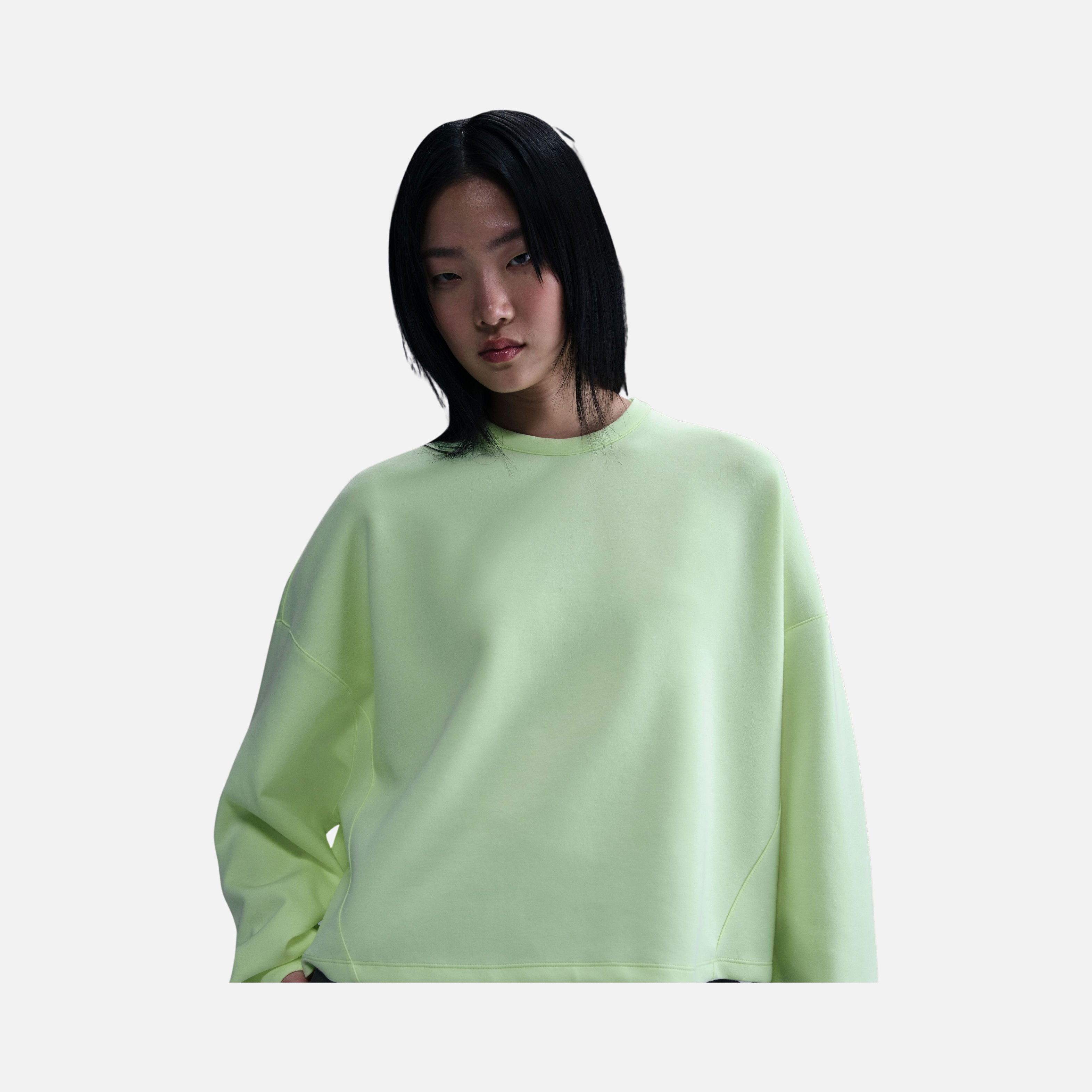 Nike 24.7 Dri-Fit Soft Knit Extra Loose Cut Crew Training Kadın Sweatshirt