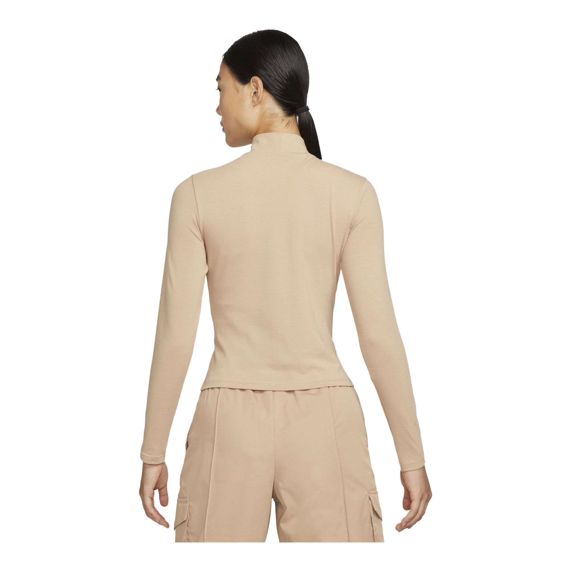 Nike Sportswear Collection Essentials Mock Neck Long-Sleeve Kadın Tişört