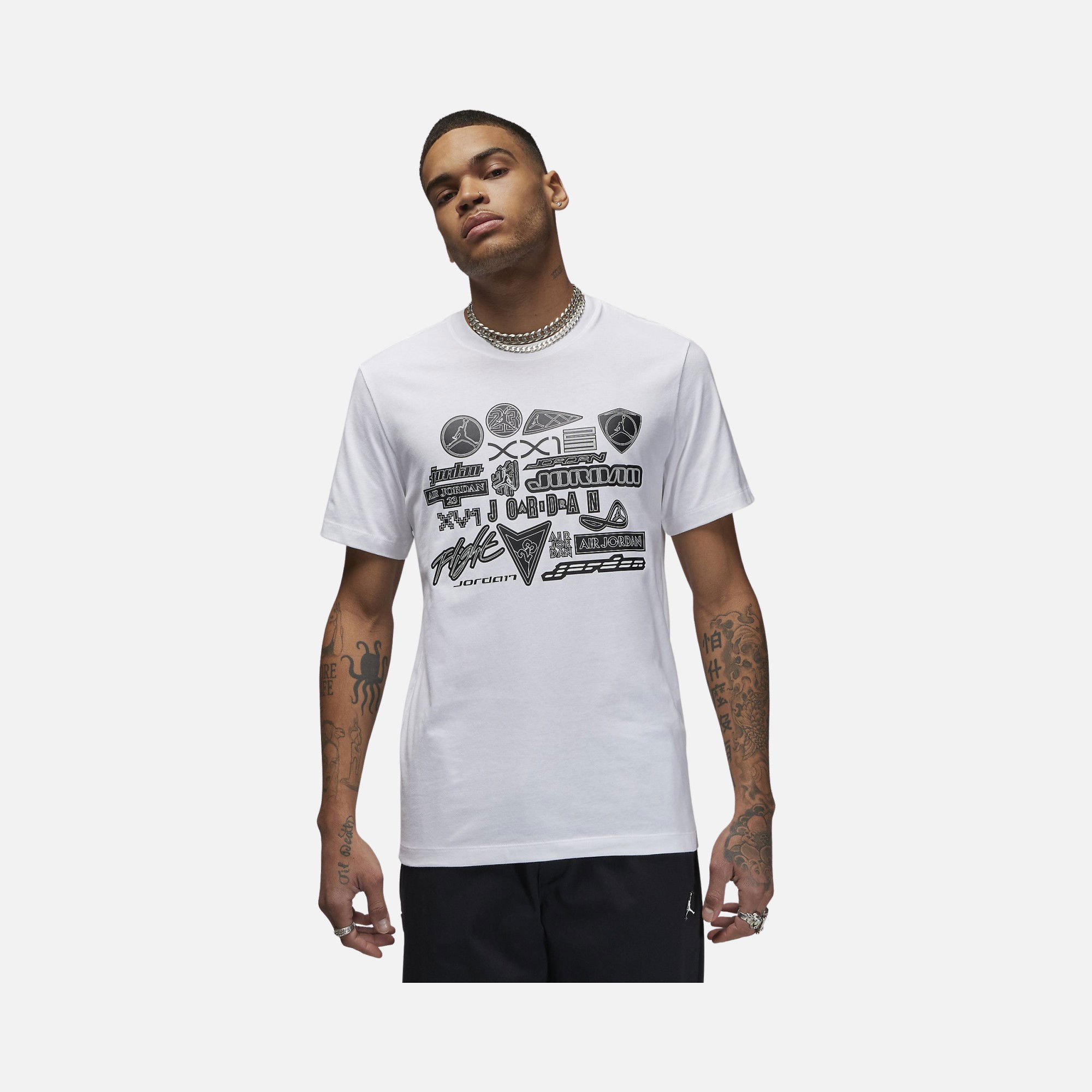 Nike Jordan Brand Graphic Crew 4 Short-Sleeve Erkek Tişört
