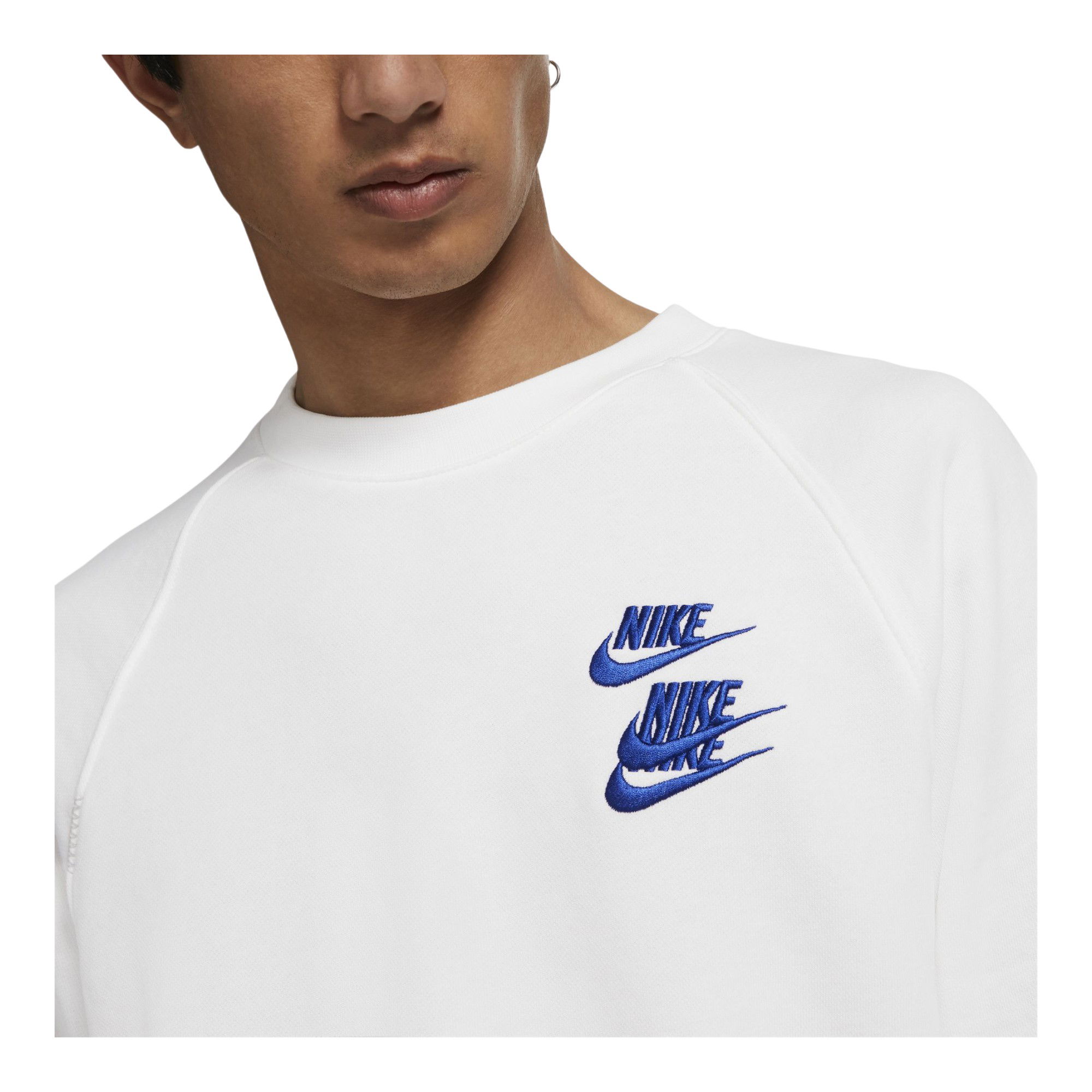Nike Sportswear French Terry Worldtour Crew Erkek Sweatshirt