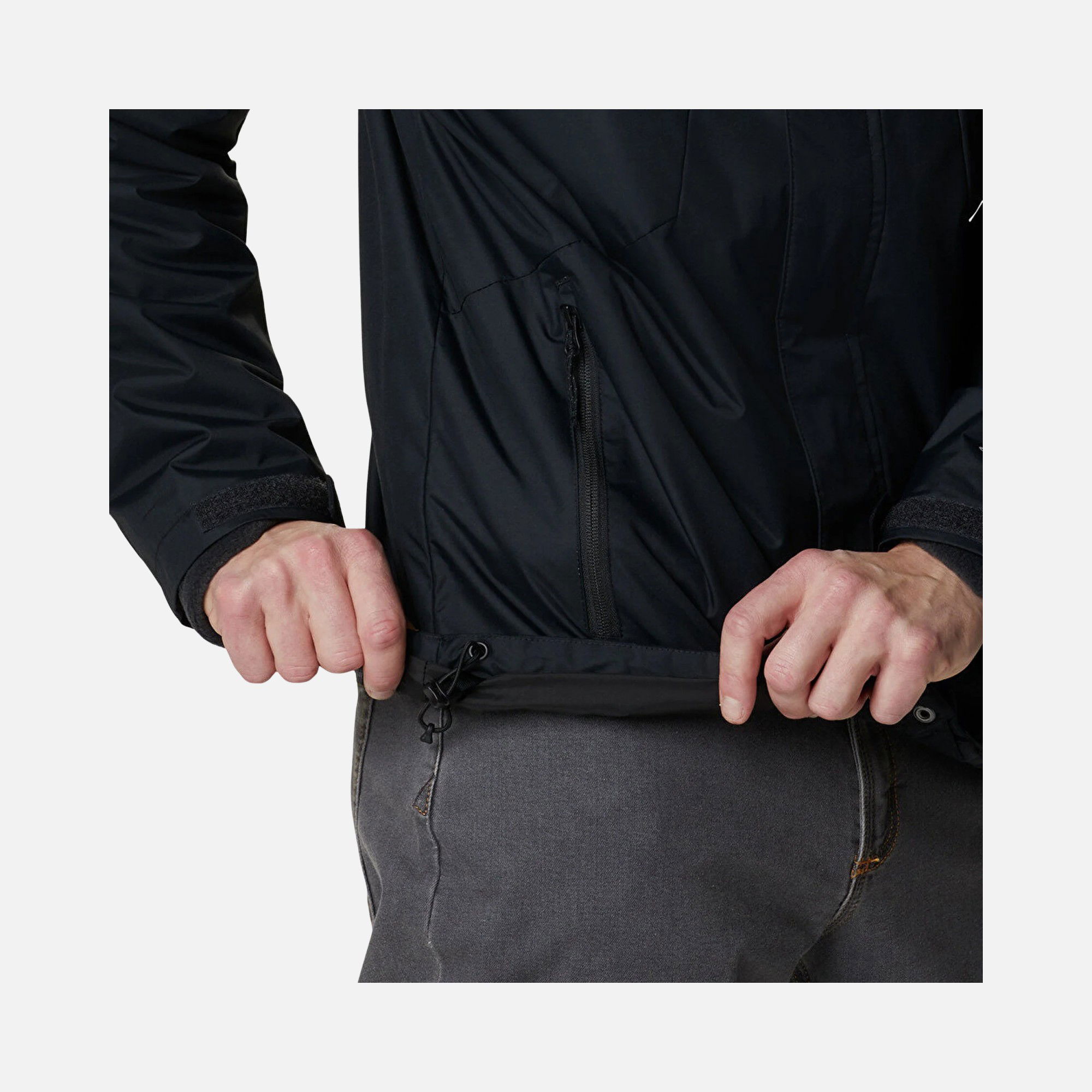 Columbia Tunnel Falls Interchange Two-Layer Design Full-Zip Hoodie Erkek Mont