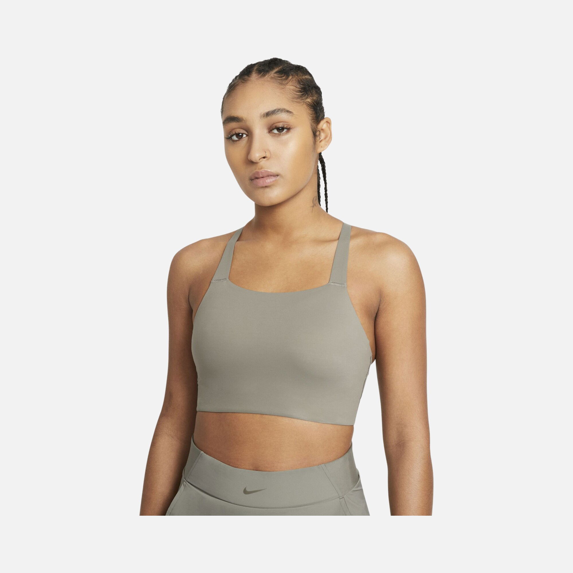 Nike Swoosh Luxe Medium Support Sports Training Kadın Bra