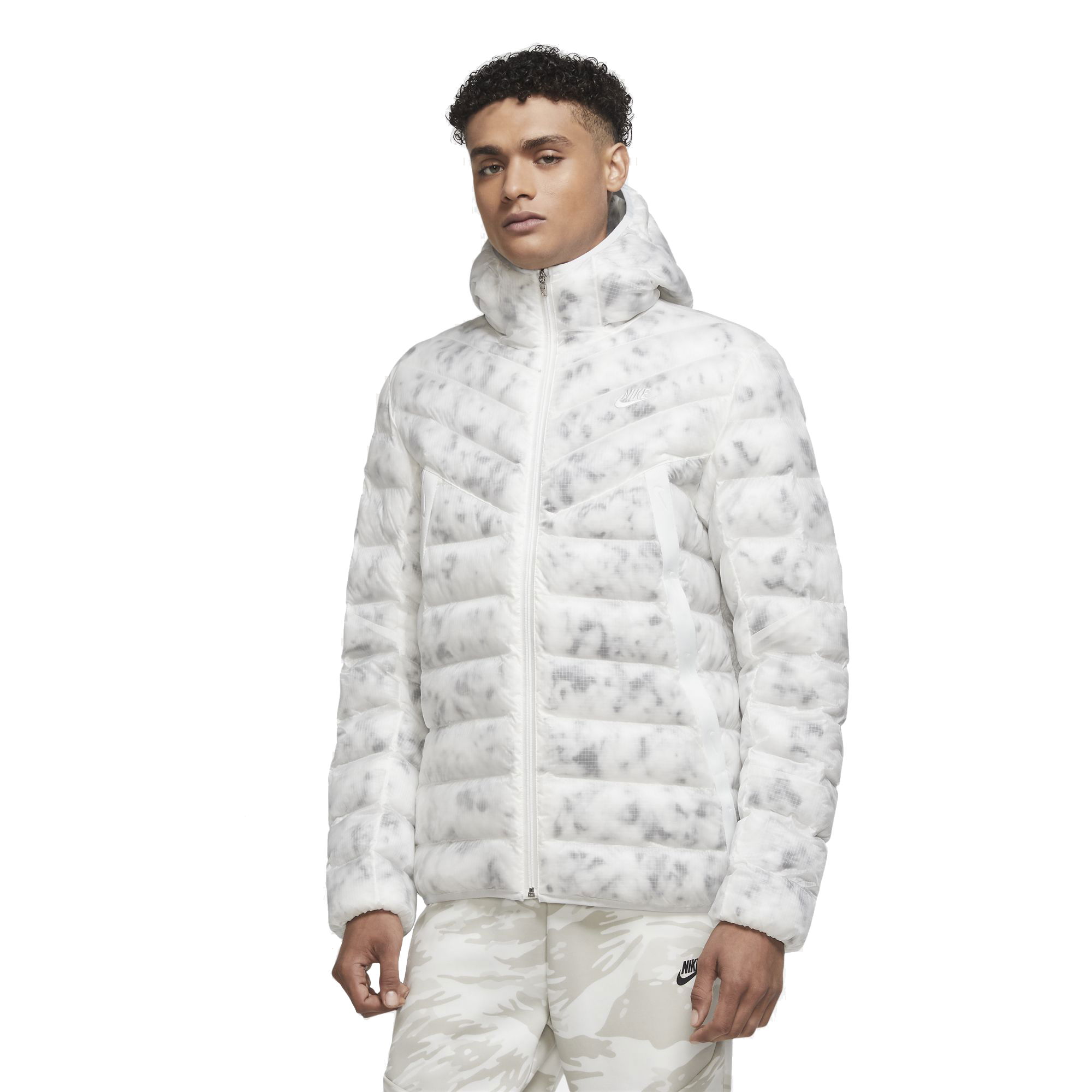 Nike Sportswear Marble EcoDown Full-Zip Hoodie Erkek Ceket