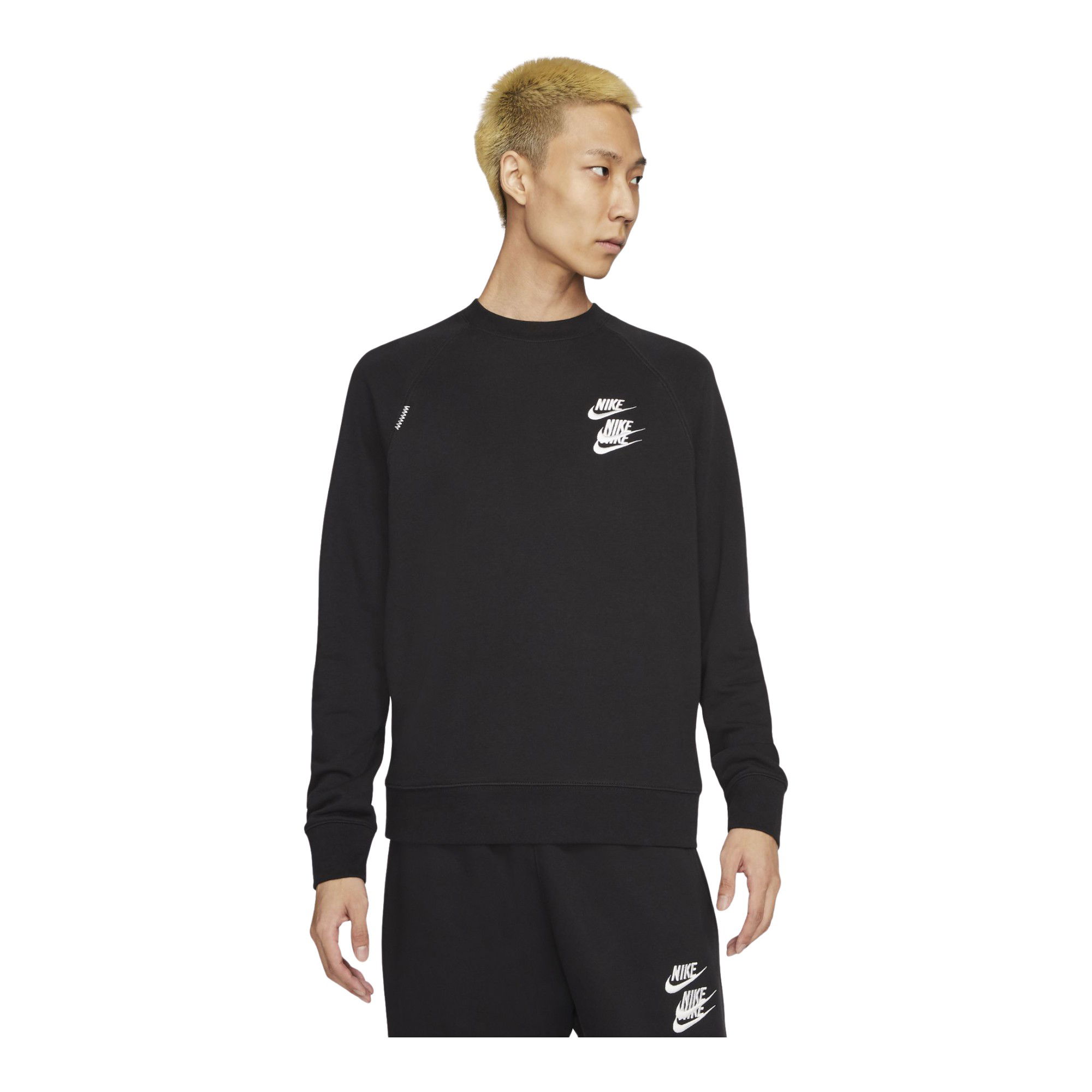 Nike Sportswear French Terry Worldtour Crew Erkek Sweatshirt