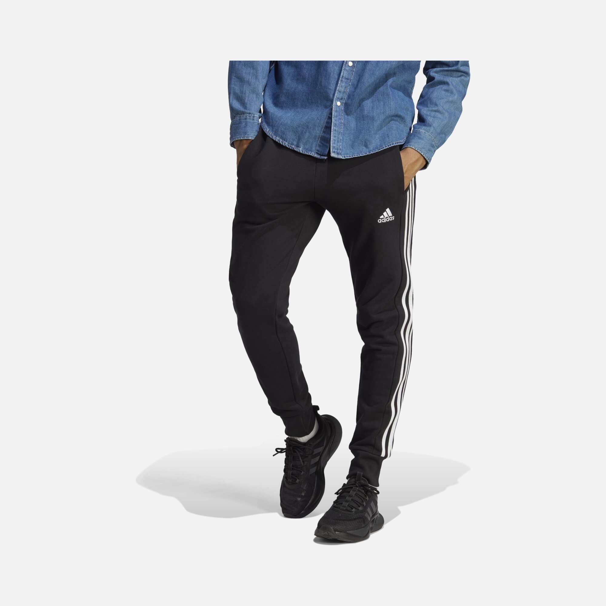 adidas Essentials French Terry Tapered Cuff 3-Stripes SS23 Erkek Eşofman Altı