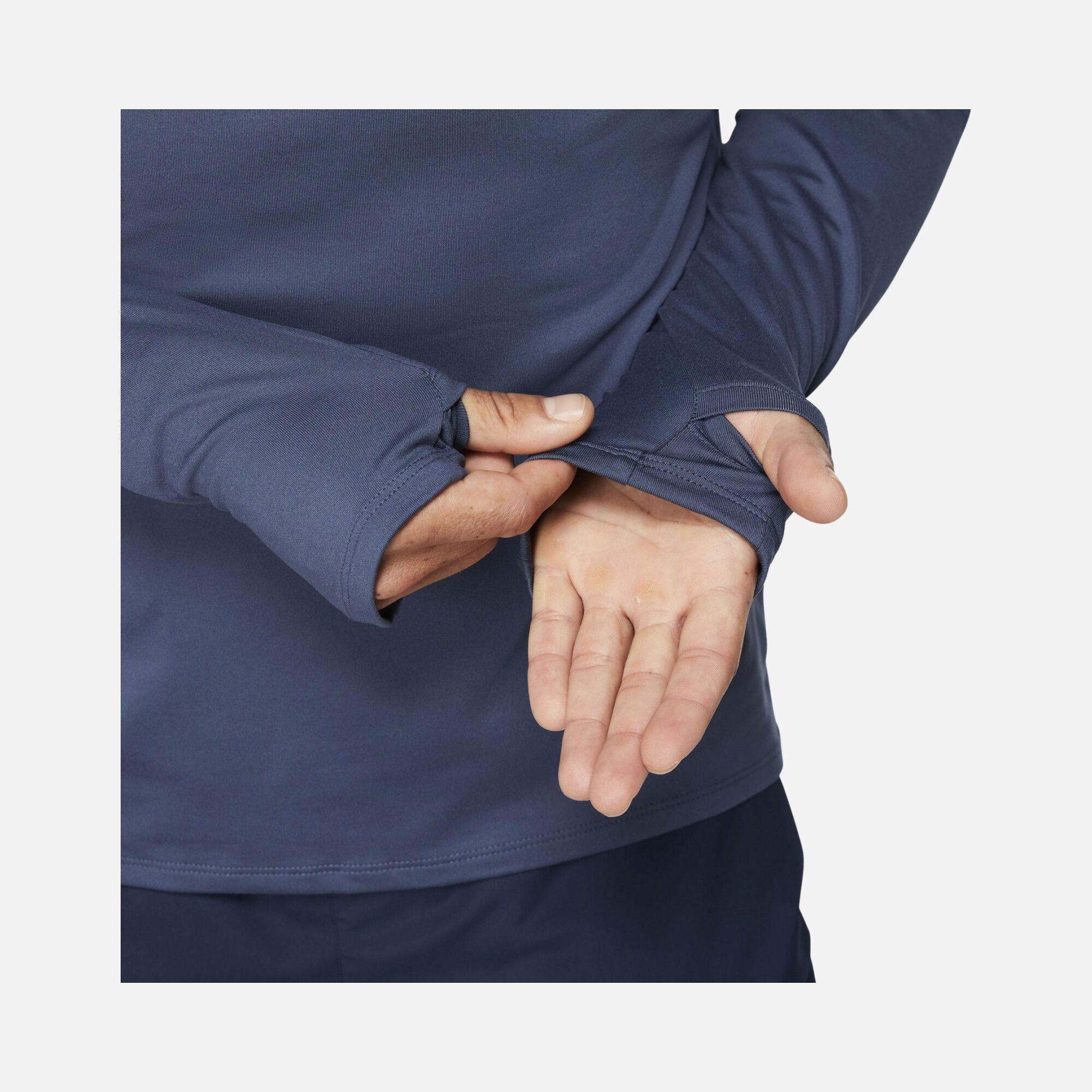 Nike Dri-Fit 1/2-Zip Running Long-Sleeve Erkek Tişört