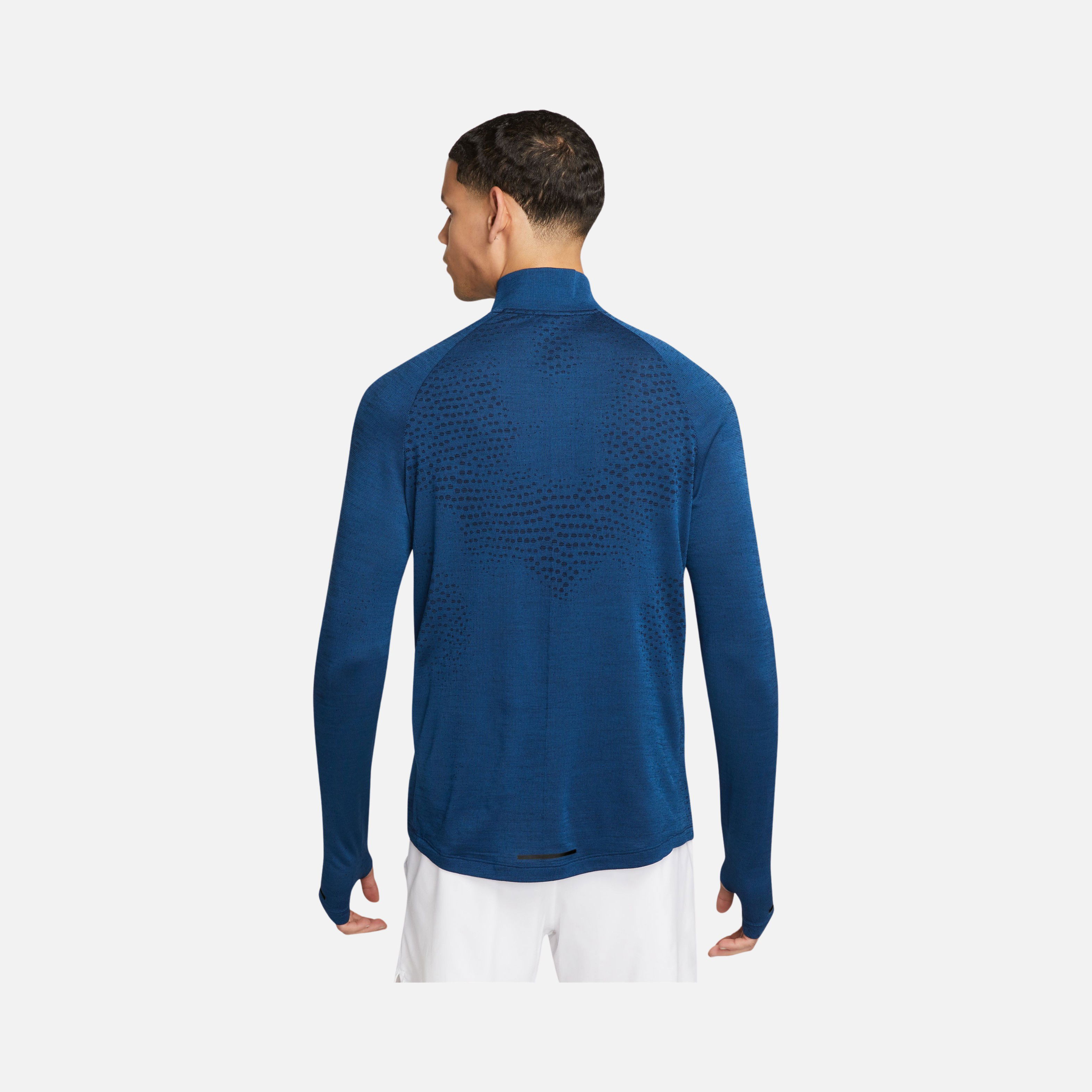 Nike Therma-Fit ADV Run Division Midlayer 1/4-Zip Running Long-Sleeve Erkek Tişört