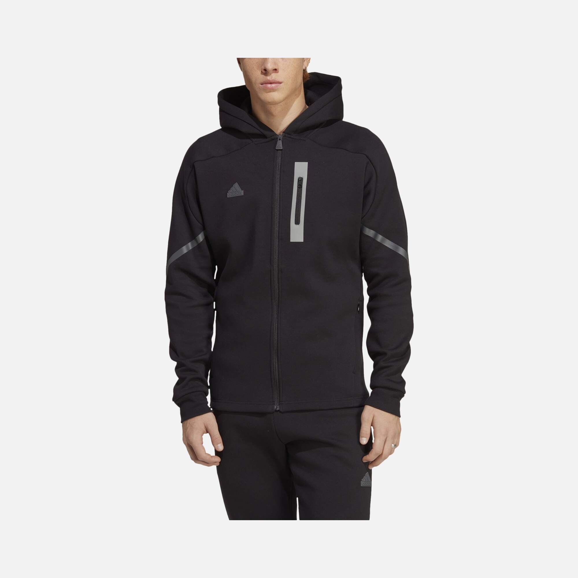 adidas Designed for Gameday Full-Zip Hoodie Training Erkek Sweatshirt