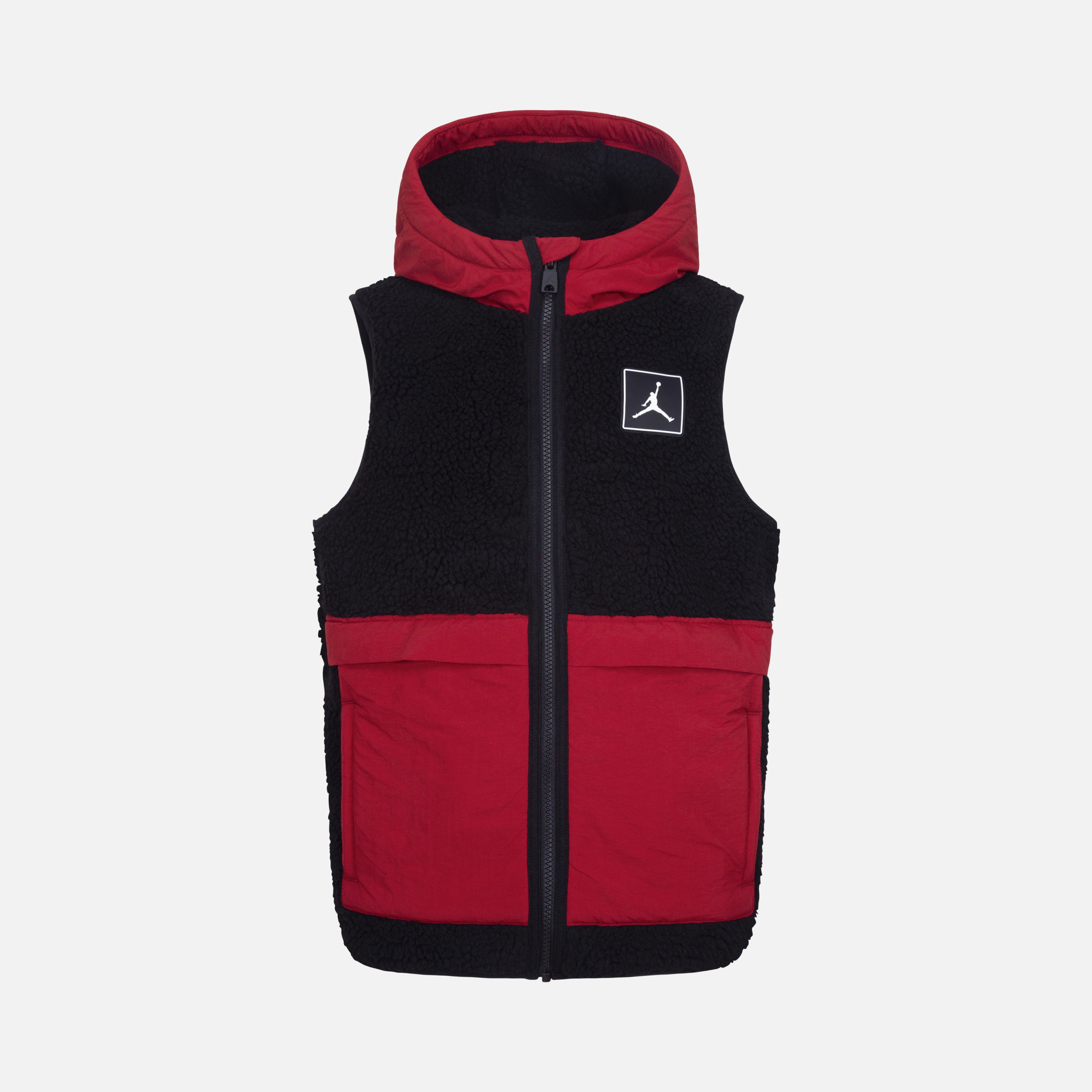 Nike Jordan Bloced Sherpa Full-Zip Hoodie (Boys') Çocuk Yelek