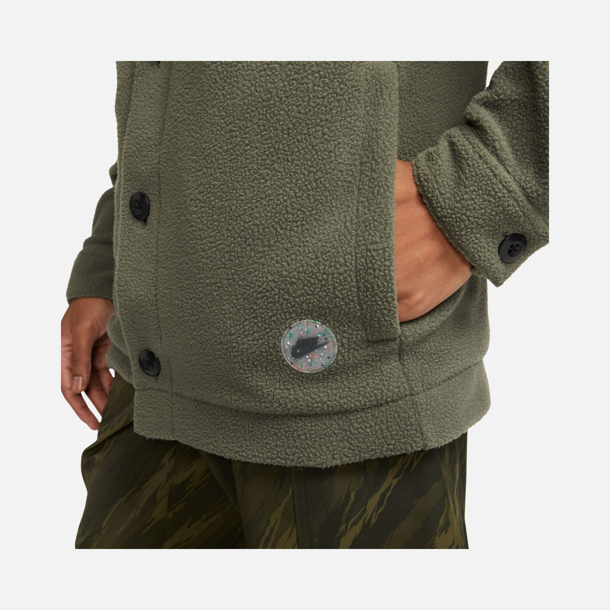 Nike Sportswear Sport Utility Sherpa Full-Length Button Erkek Ceket