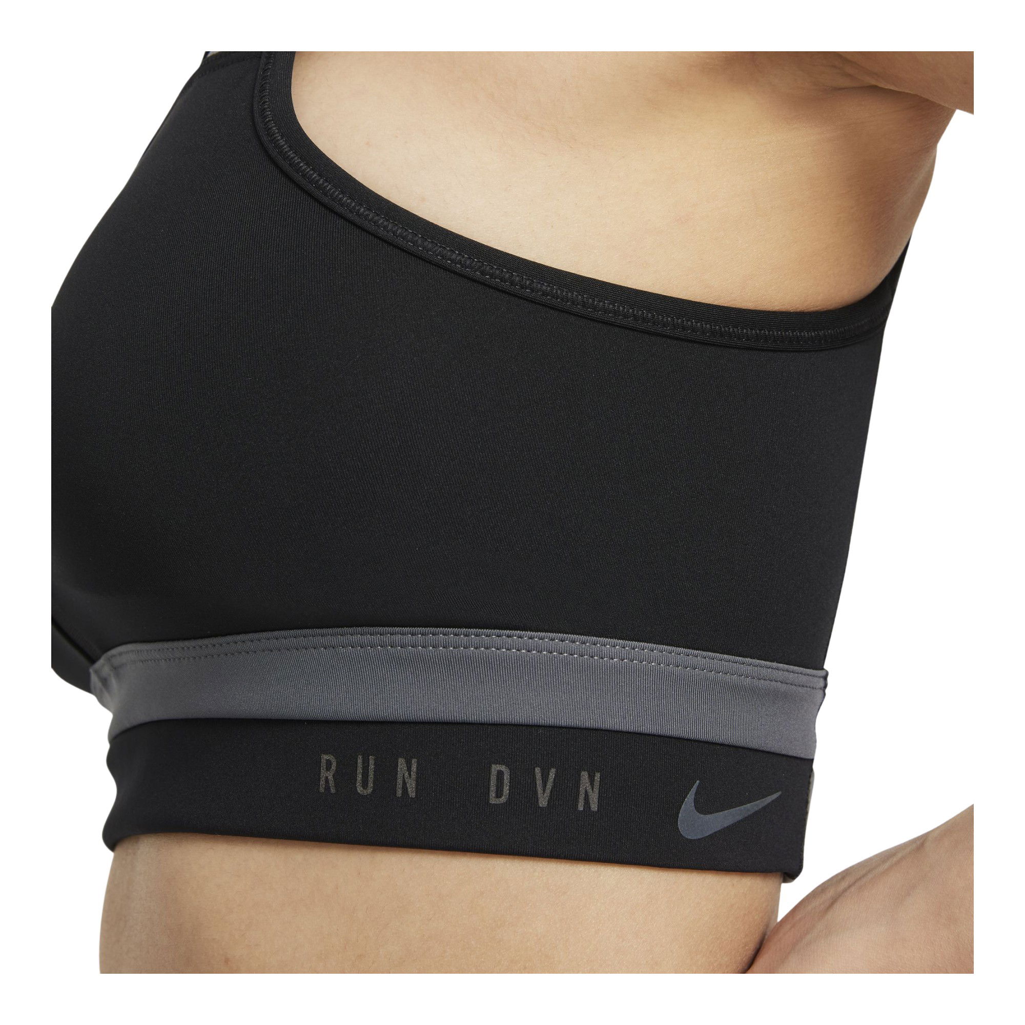 Nike Dri-Fit Swoosh Run Division Medium-Support 1-Piece Pad Longline Kadın Bra