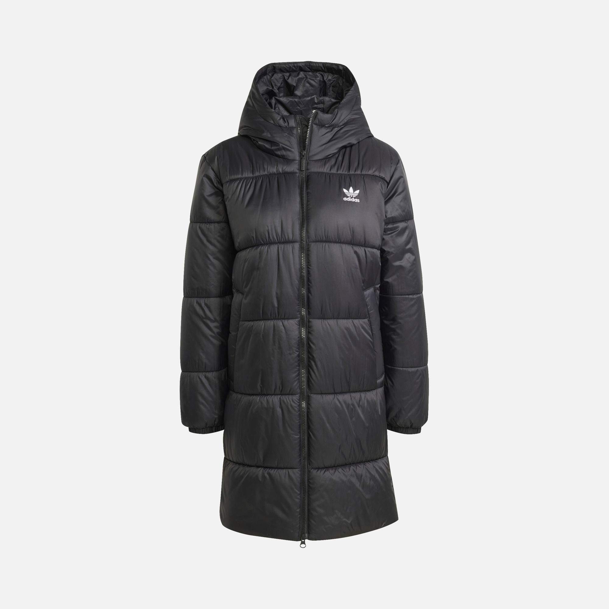 adidas Adicolor Long Puffer Full-Zip Hoodie Kadın Parka