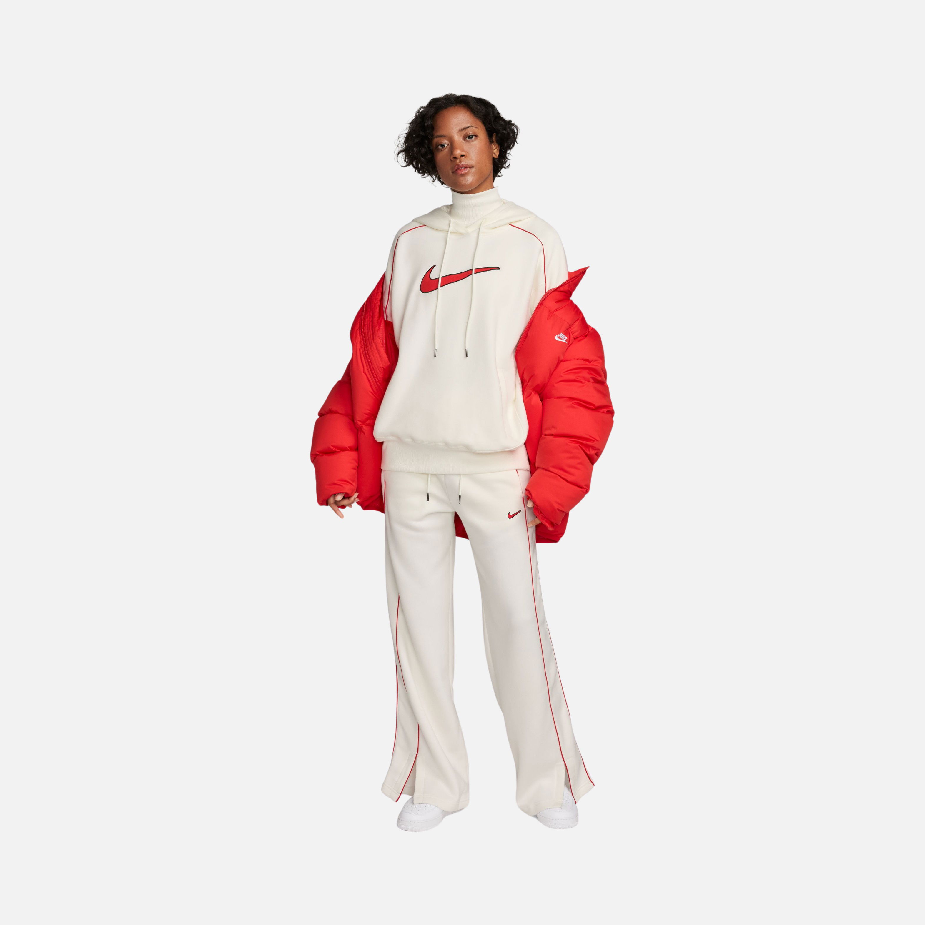 Nike Sportswear Oversized Fleece Pullover Hoodie Kadın Sweatshirt