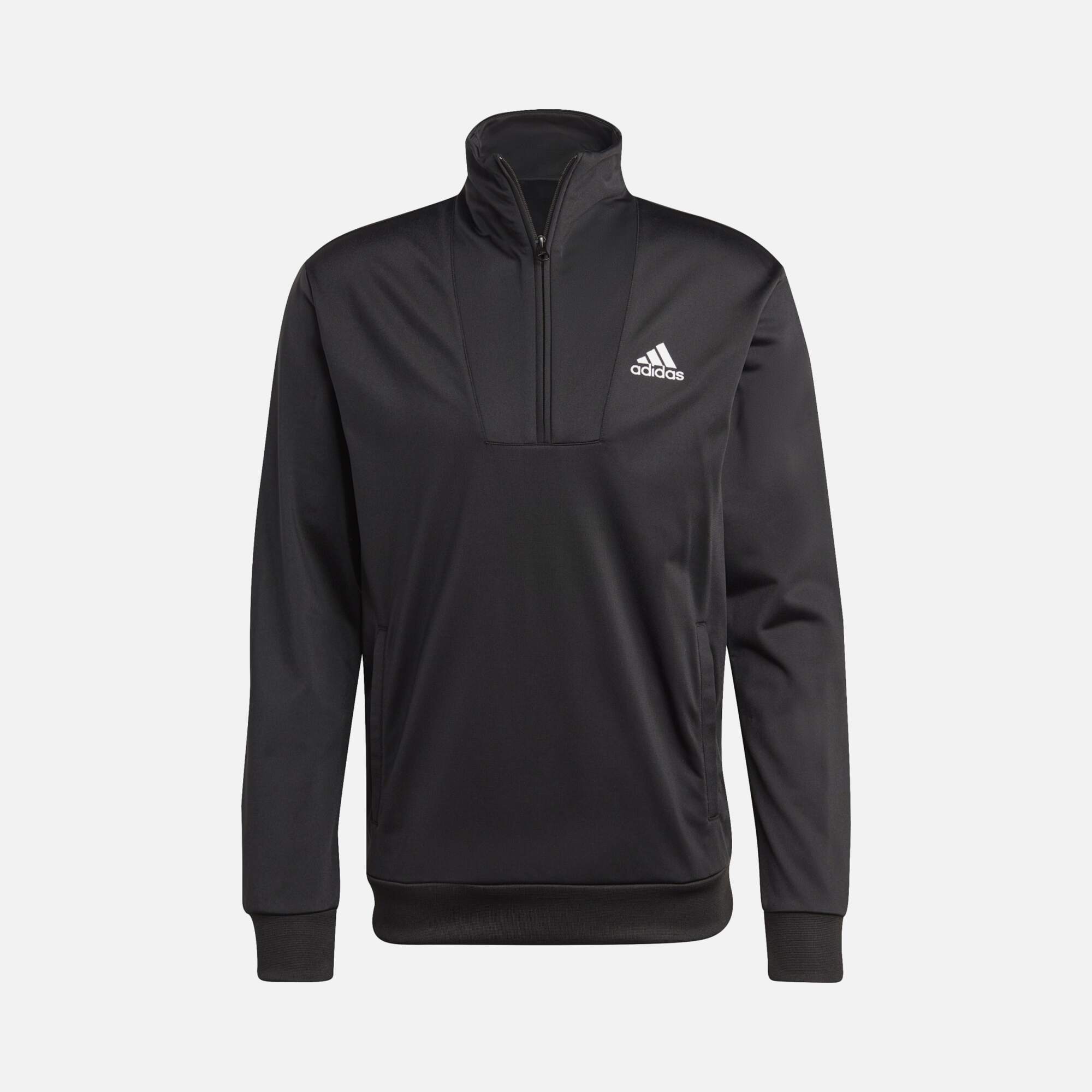 adidas Sportswear Small Logo Tricot 3-Stripes Half-Zip Hoodie Erkek Eşofman Takımı