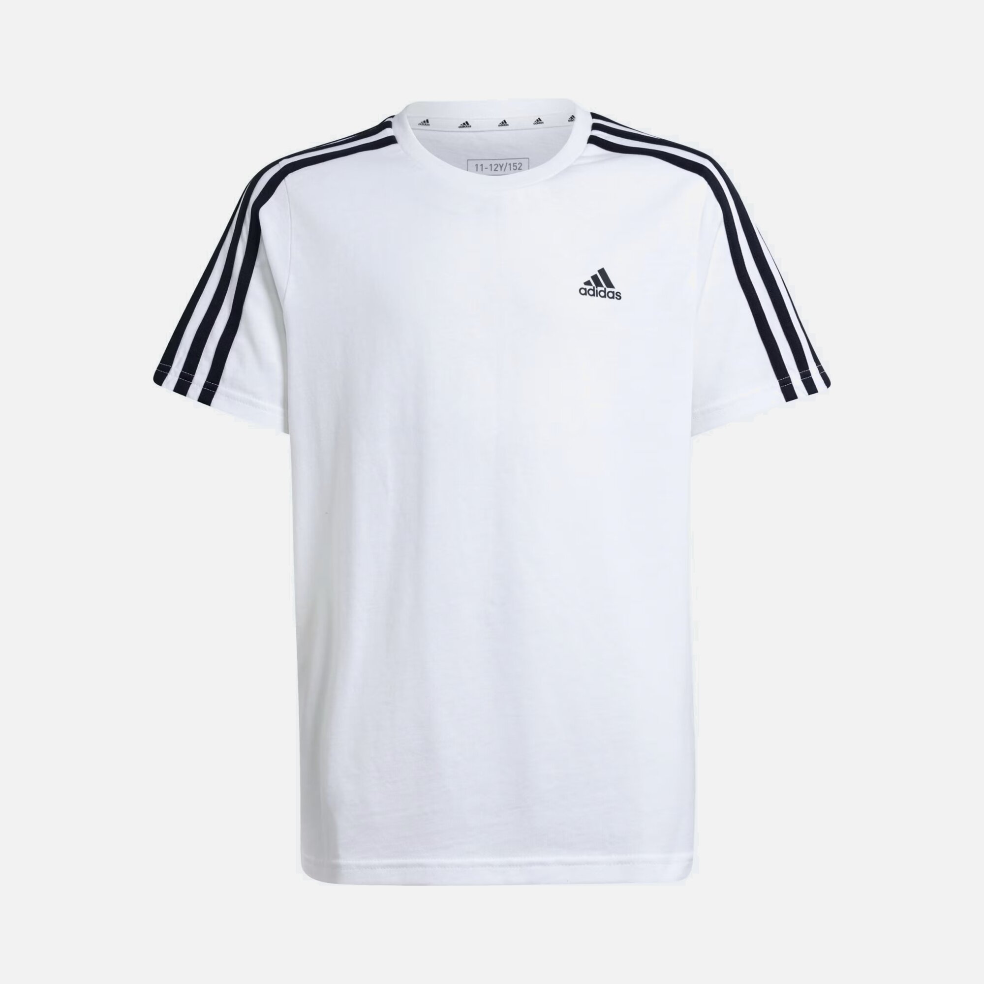 adidas Essentials 3-Stripes Cotton Loose Fit Boyfriend Short-Sleeve (Girls') Çocuk Tişört
