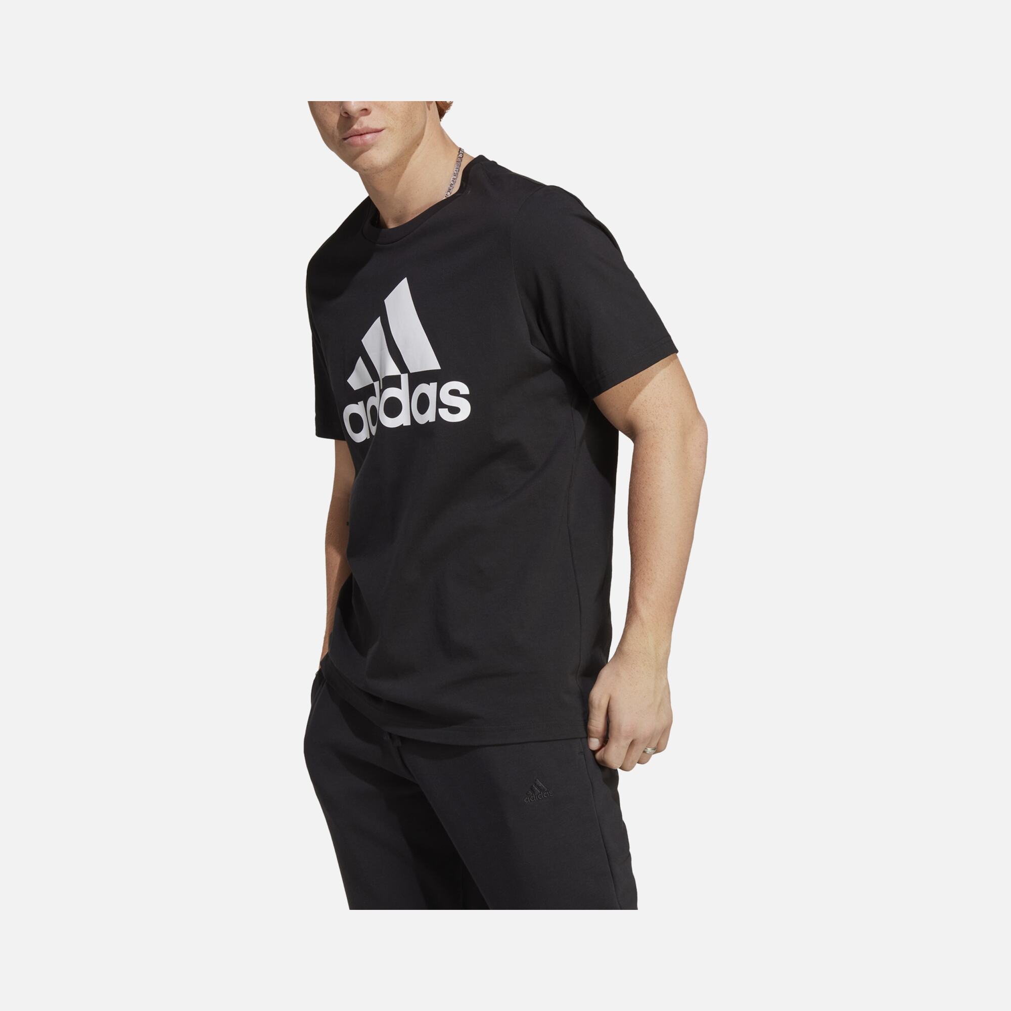 adidas Essentials Single Jersey Big Logo Short-Sleeve Erkek Tişört