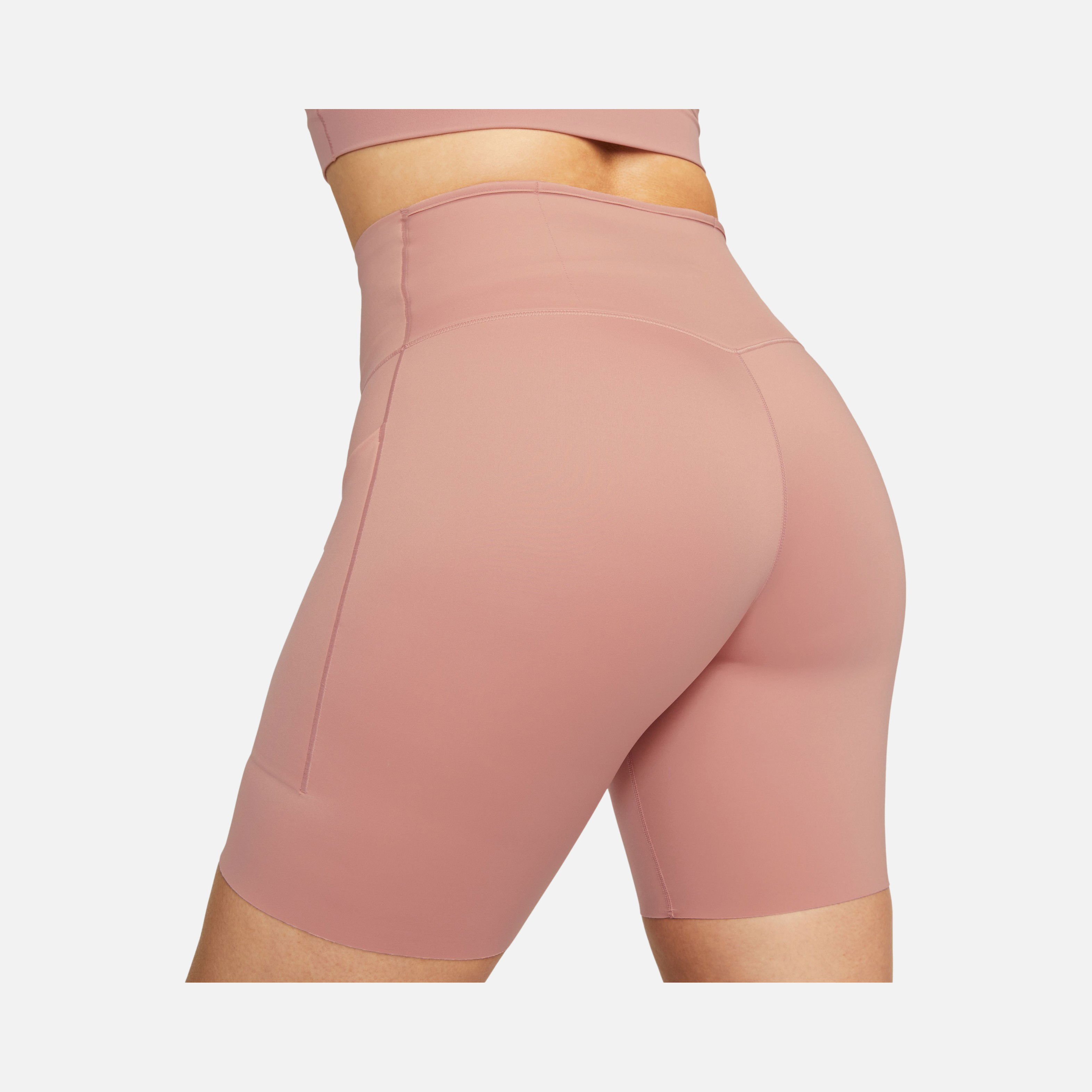 Nike Dri-Fit Go Firm-Support High-Waisted 20cm (approx.) Biker Training Kadın Şort