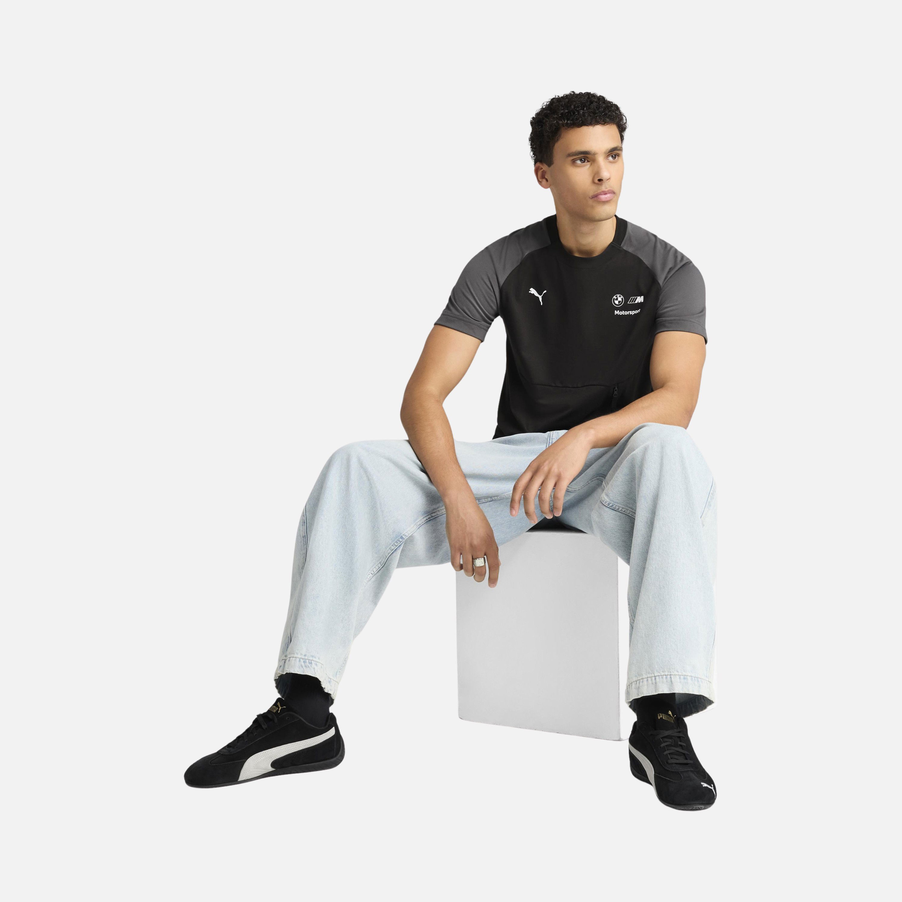 Puma BMW M Motorsport Tech DryCELL Short-Sleeve Erkek Tişört