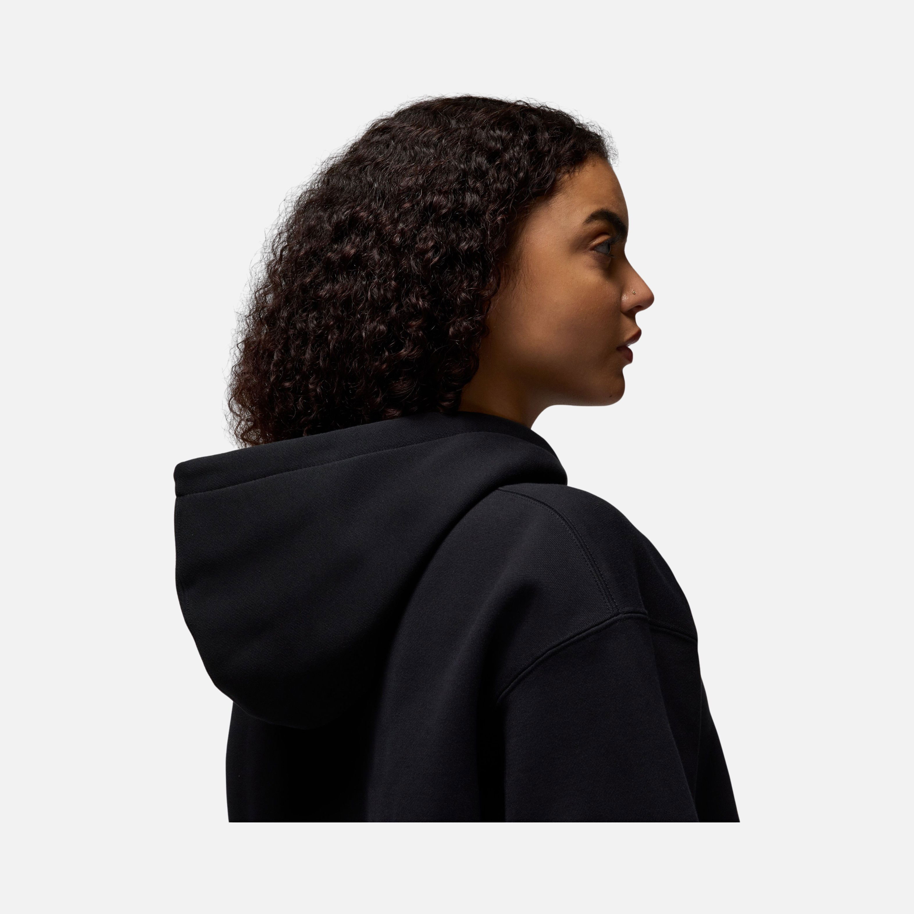 Nike Jordan Flight Fleece Satin Lined Pullover Hoodie Kadın Sweatshirt