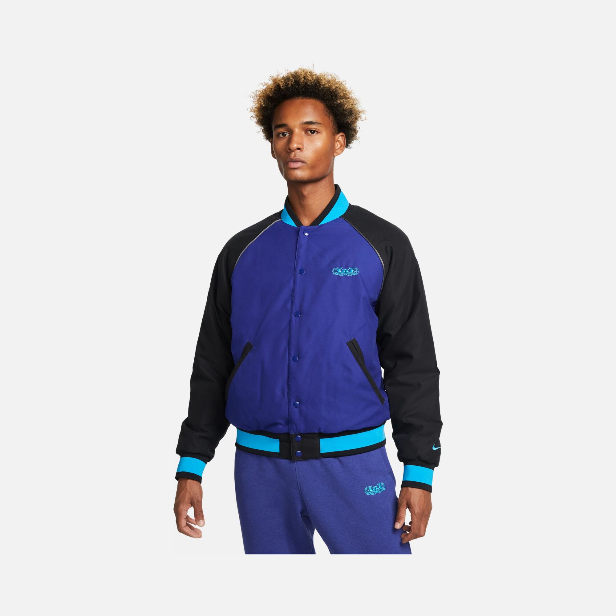 Nike LeBron Protect Basketball Full Length Snap Fastener Erkek Ceket