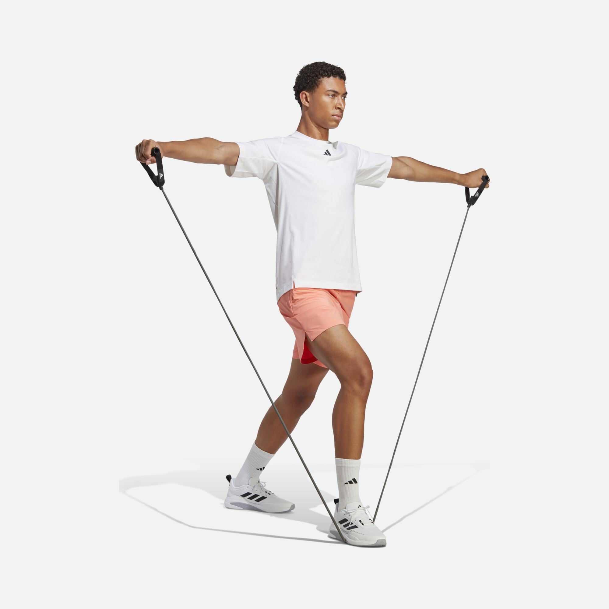 adidas AEROREADY Train Icons 3 Bar Logo Training Short-Sleeve Erkek Tişört