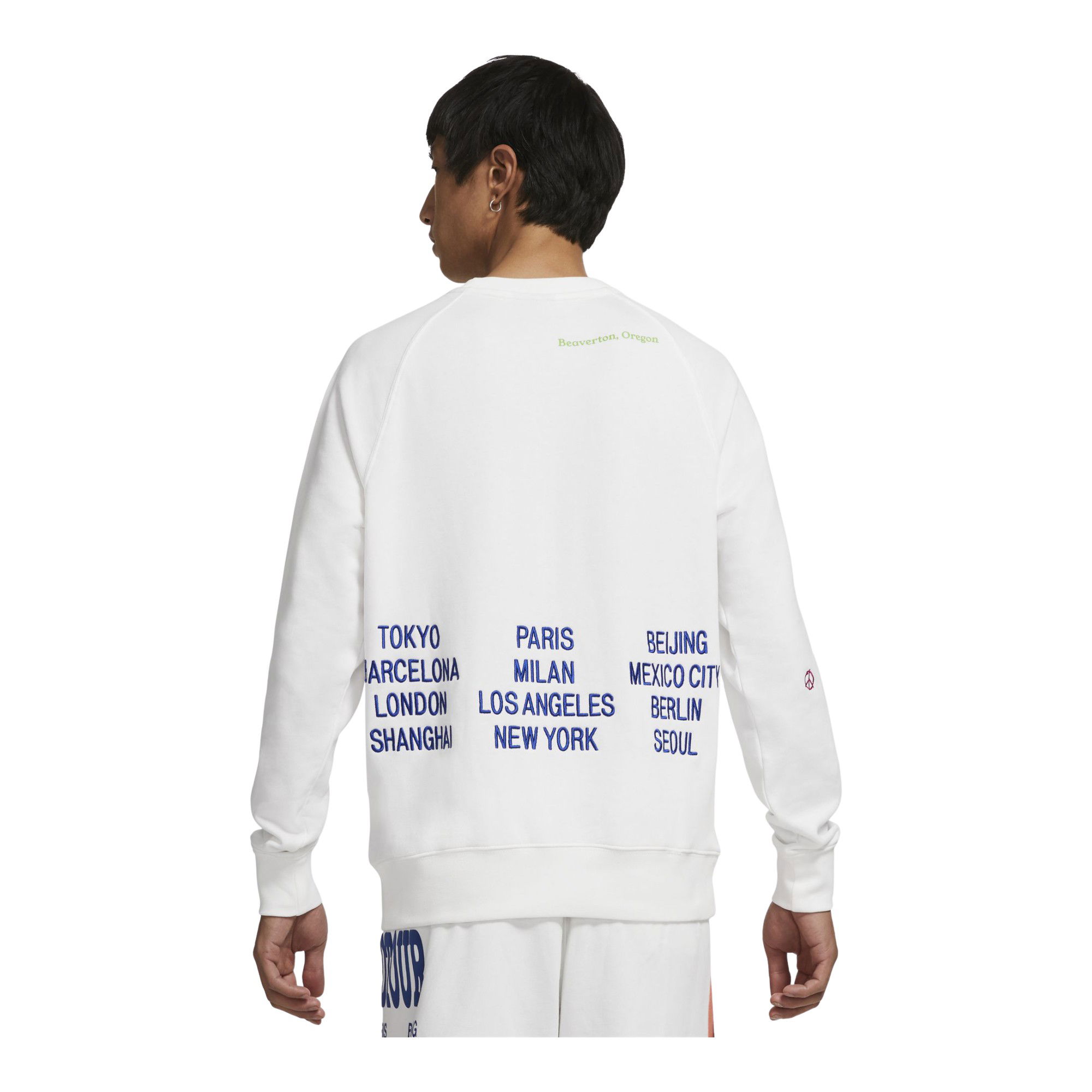 Nike Sportswear French Terry Worldtour Crew Erkek Sweatshirt
