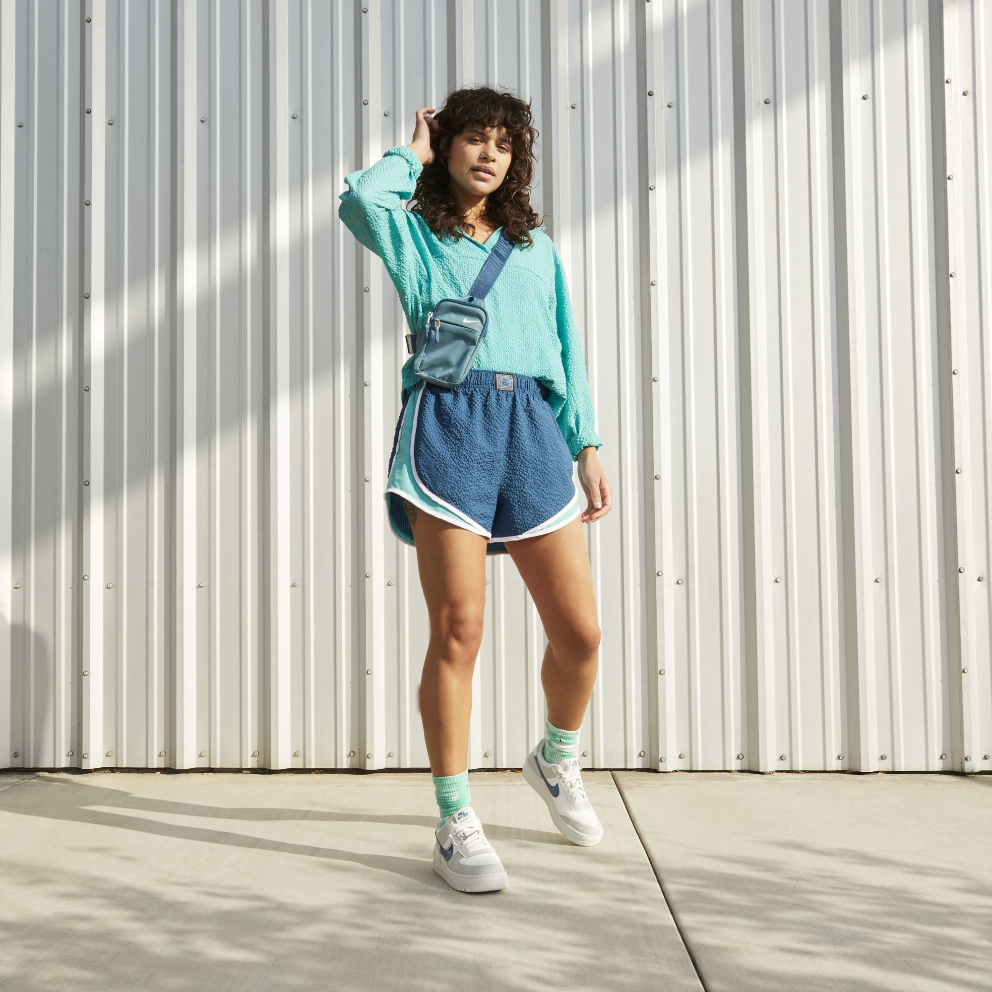 Nike Air Force 1 Shadow “Metallic Teal” Kadın Spor Ayakkabı