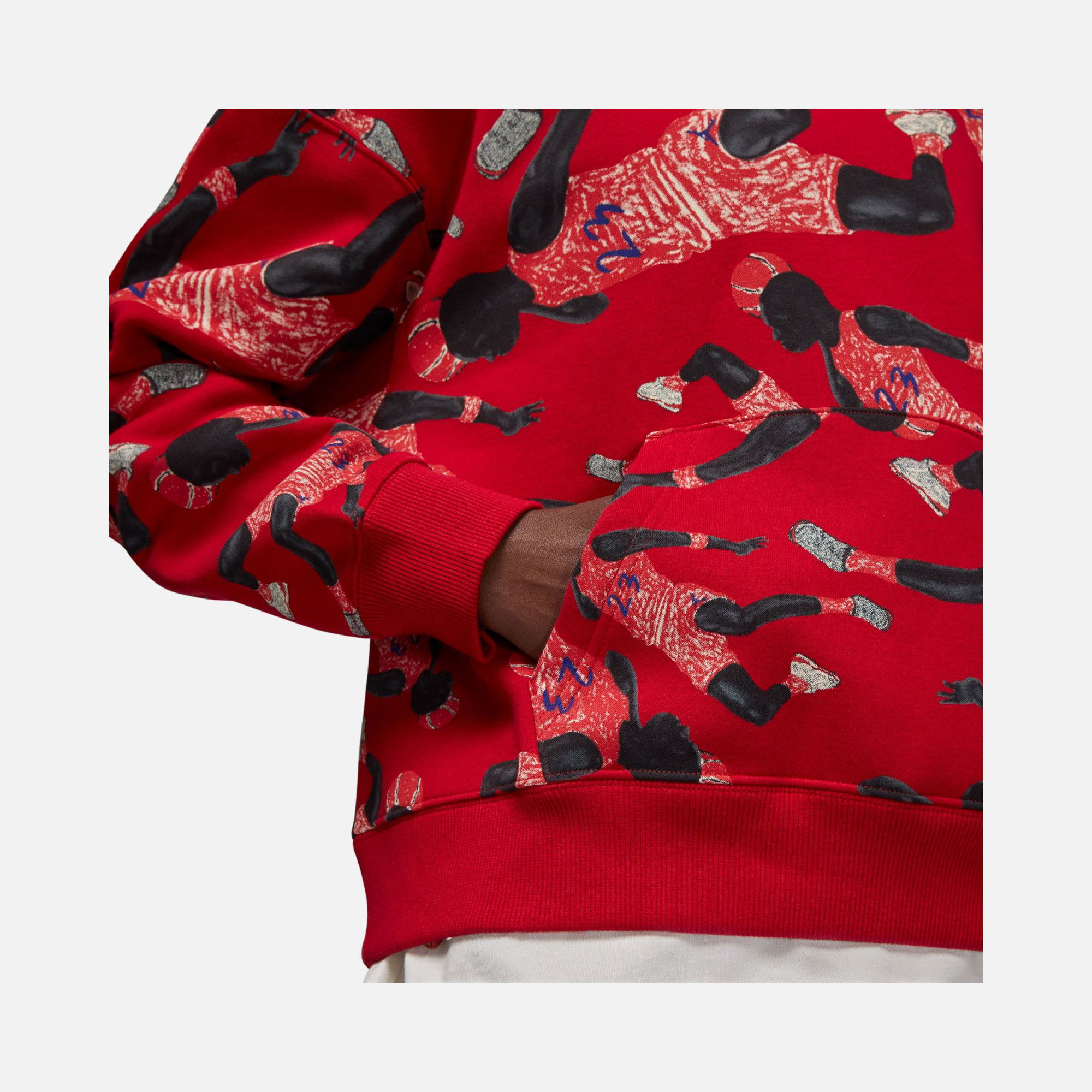 Nike Jordan Brooklyn Fleece Printed Pullover Hoodie Kadın Sweatshirt