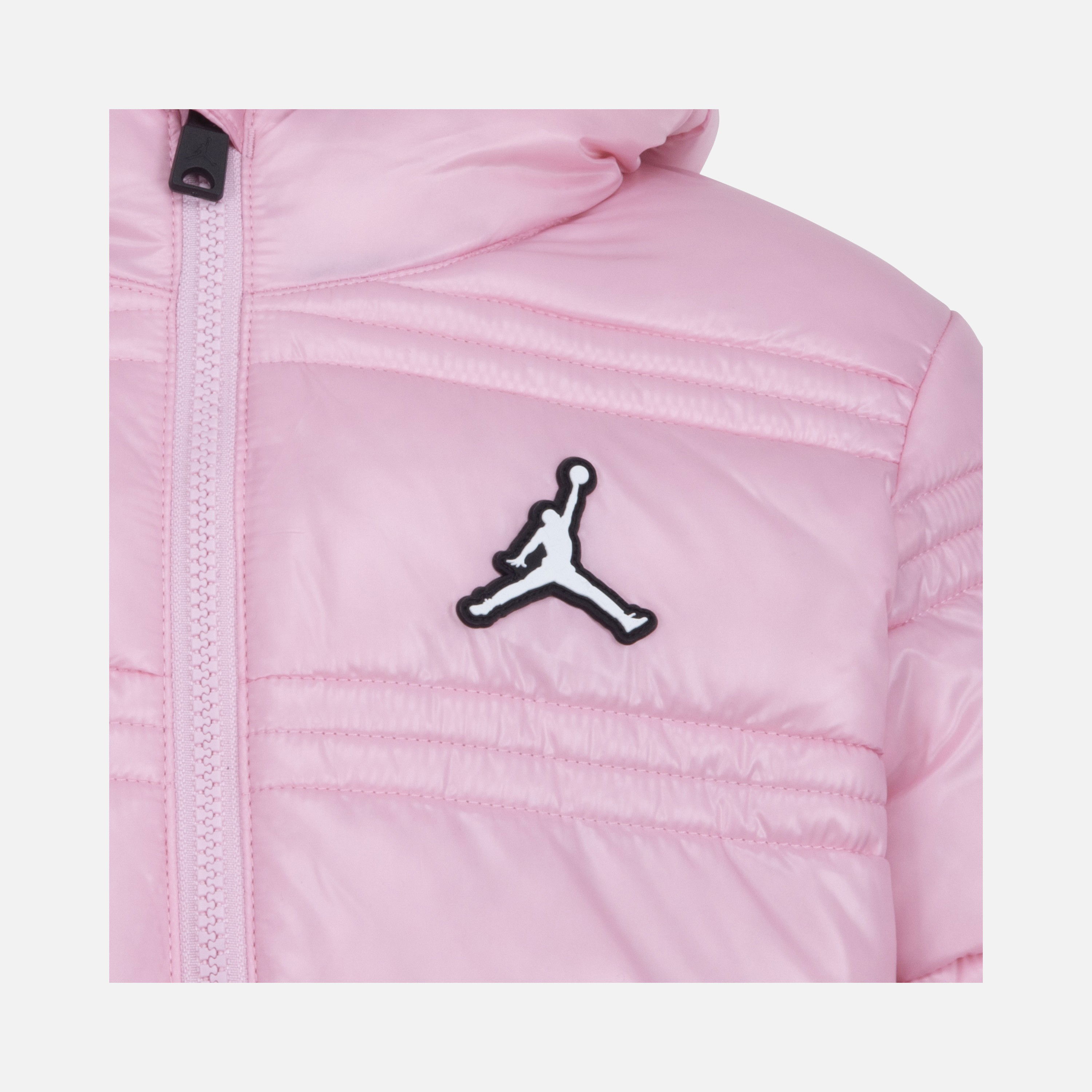 Nike Jordan Core Mid Weight Puffer Full-Zip Hoodie (Girls') Çocuk Mont