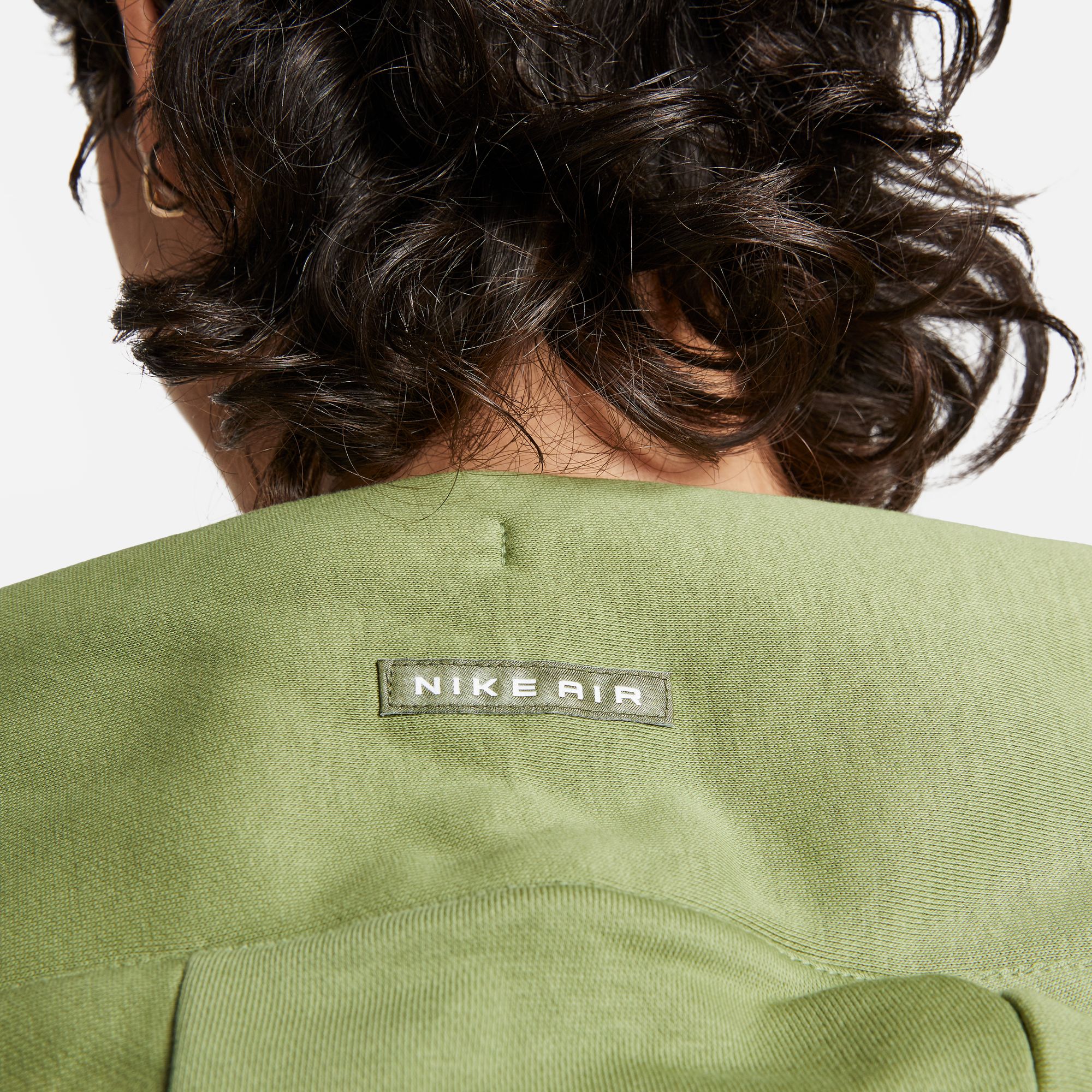 Nike Sportswear Air Fleece Cropped  Full-Zip Hoodie Kadın Sweatshirt