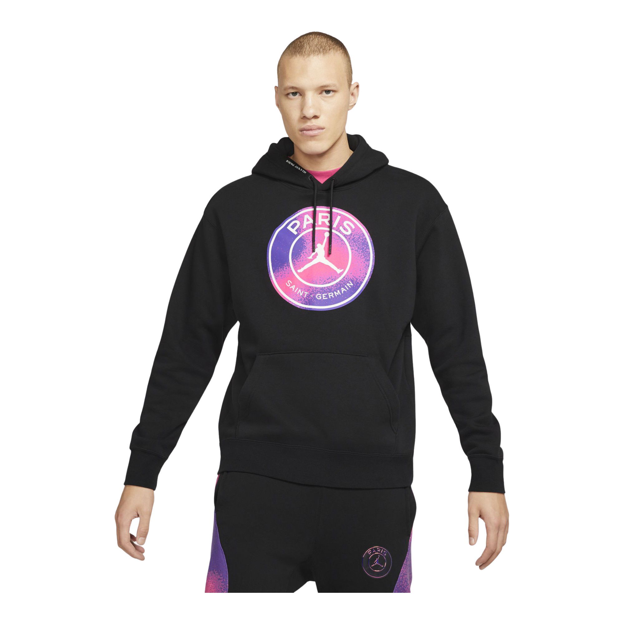 Nike Paris Saint-Germain X Jordan Pullover Fleece Hoodie Erkek Sweatshirt