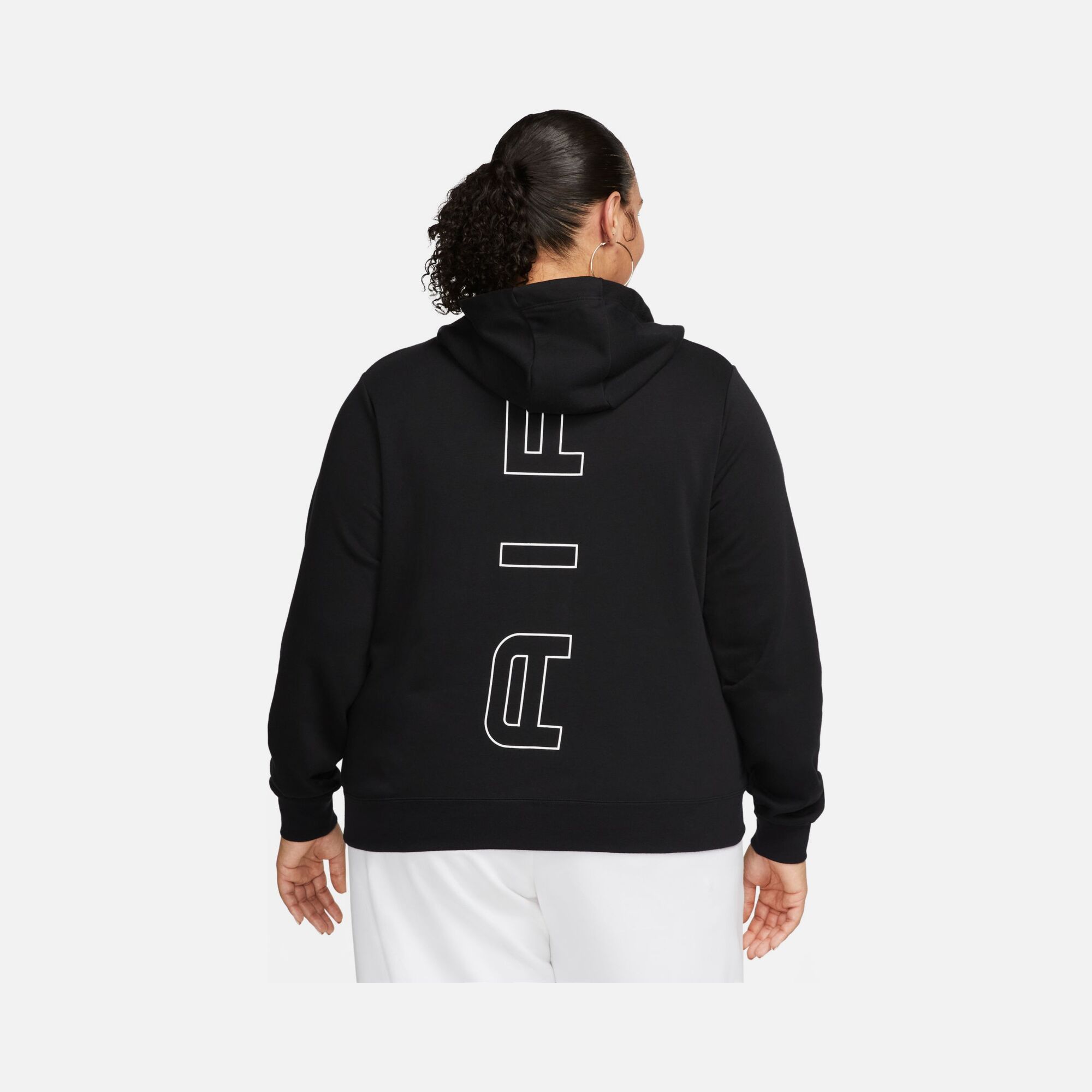 Nike Sportswear Air Graphic Fleece Full-Zip Hoodie (Plus Size) Kadın Sweatshirt