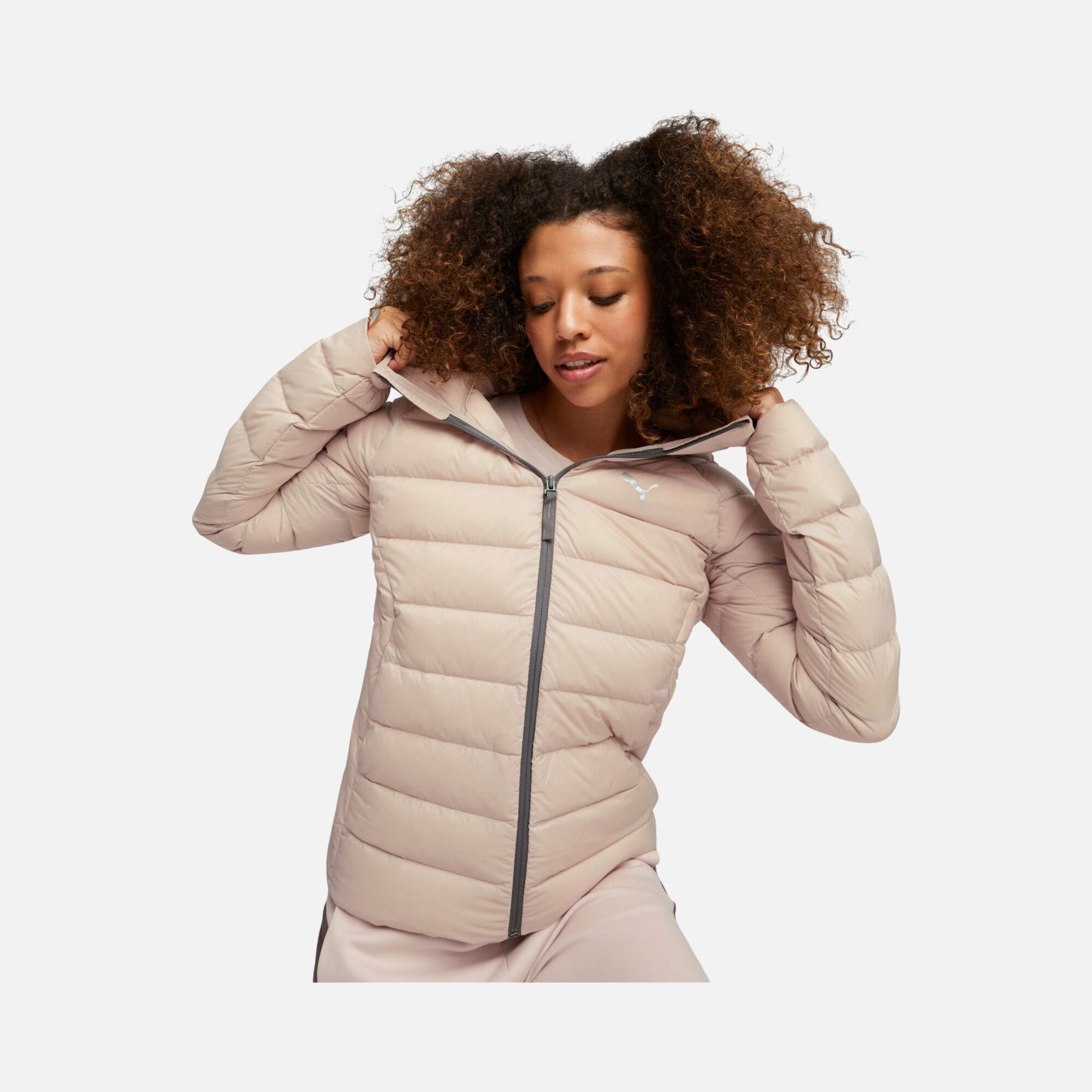 Puma Sportswear Pack Lite Down Full-Zip Hoodie Kadın Mont