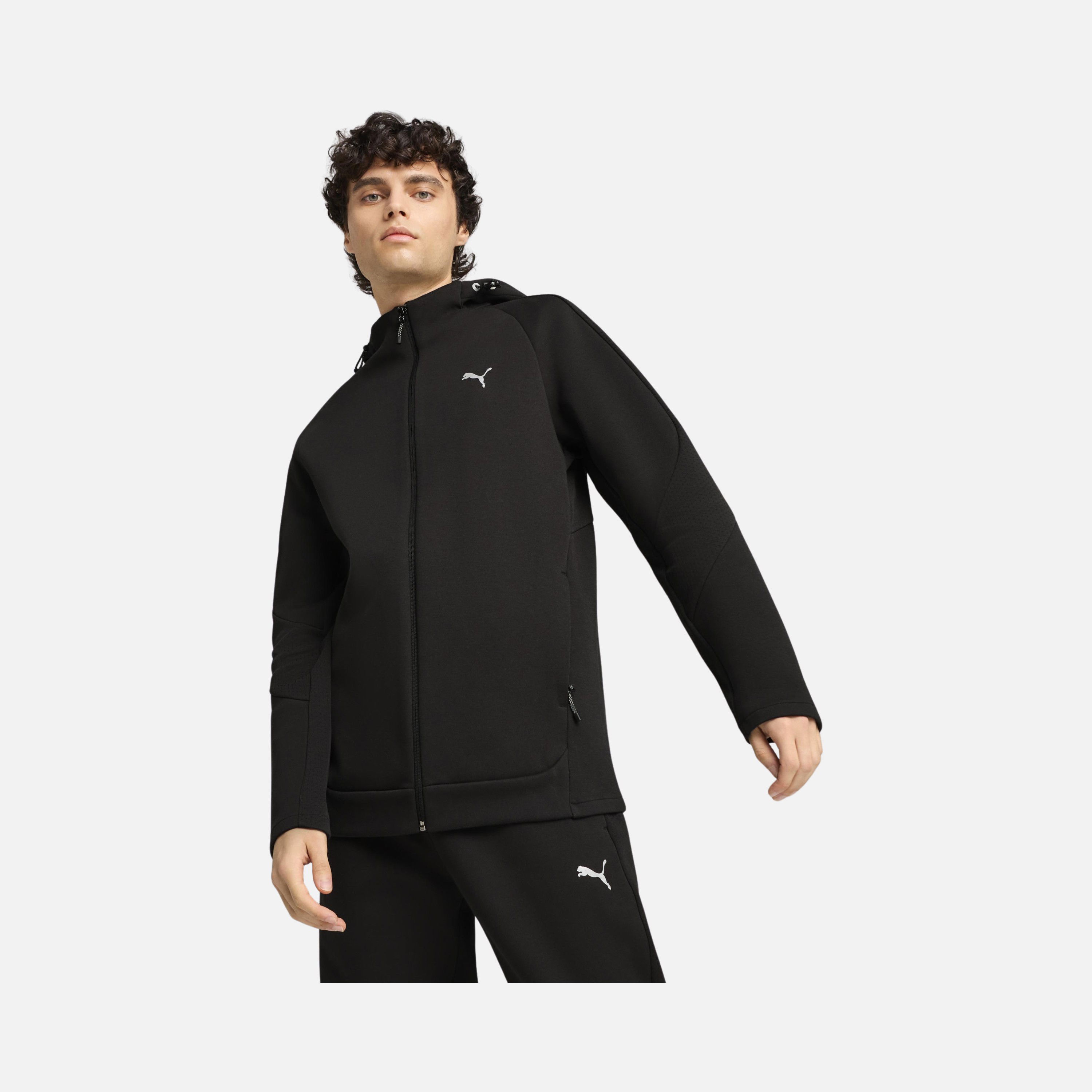 Puma Sportswear Evostripe DryCELL Slim Cut Full-Zip Hooded Erkek Sweatshirt