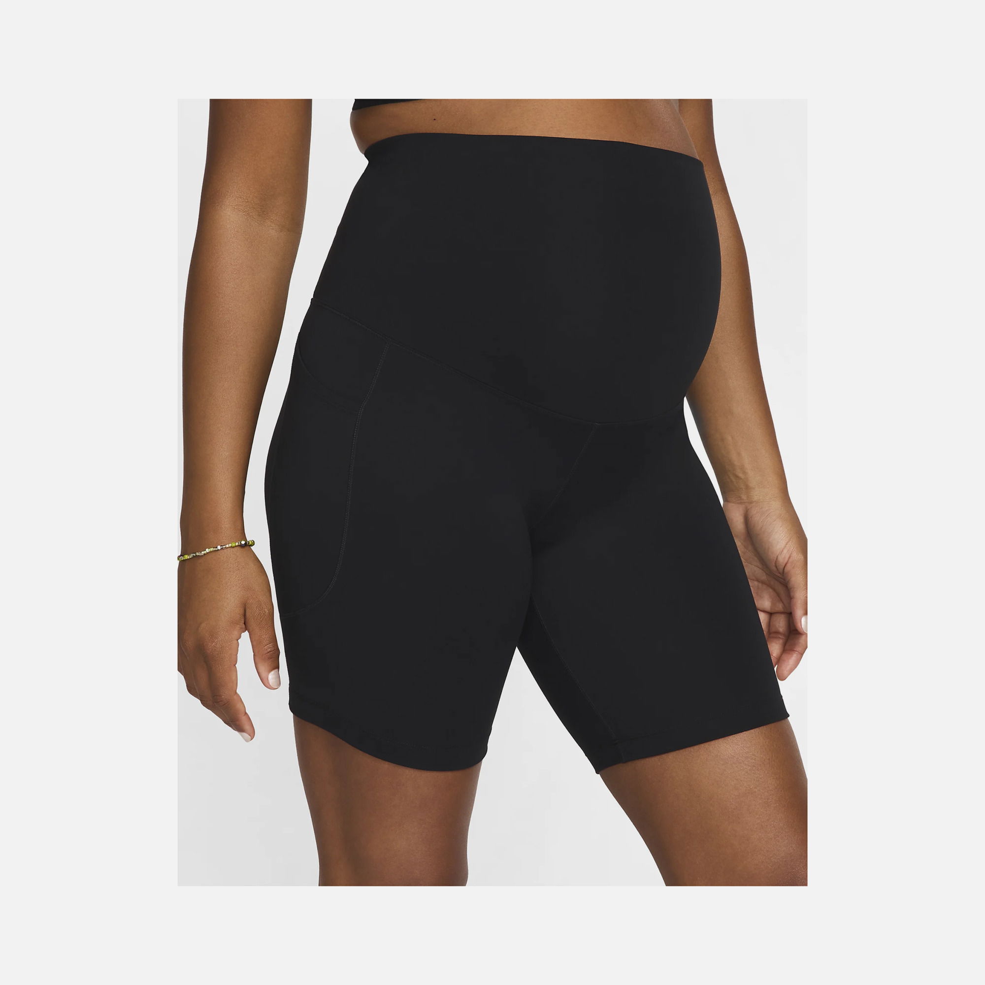 Nike One Dri-Fit High-Waisted 8" Biker With Pockets Training (Maternity) Kadın Şort