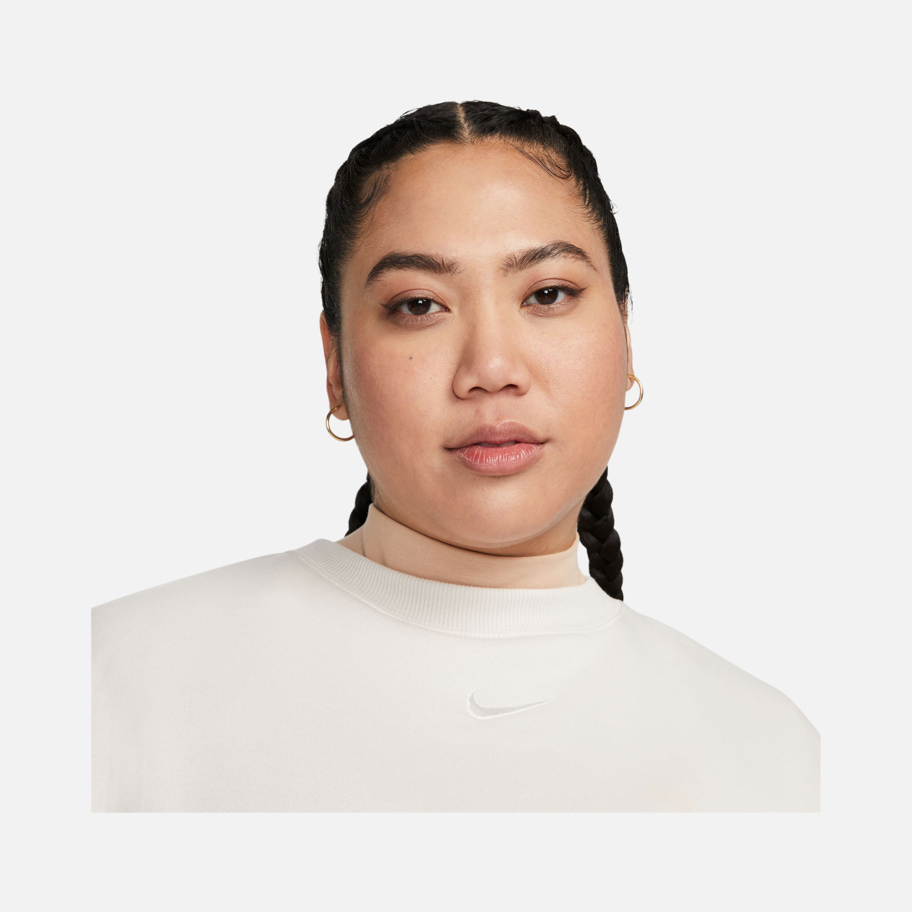 Nike Sportswear Phoenix Fleece Oversized Crew-Neck (Plus Size) Kadın Sweatshirt