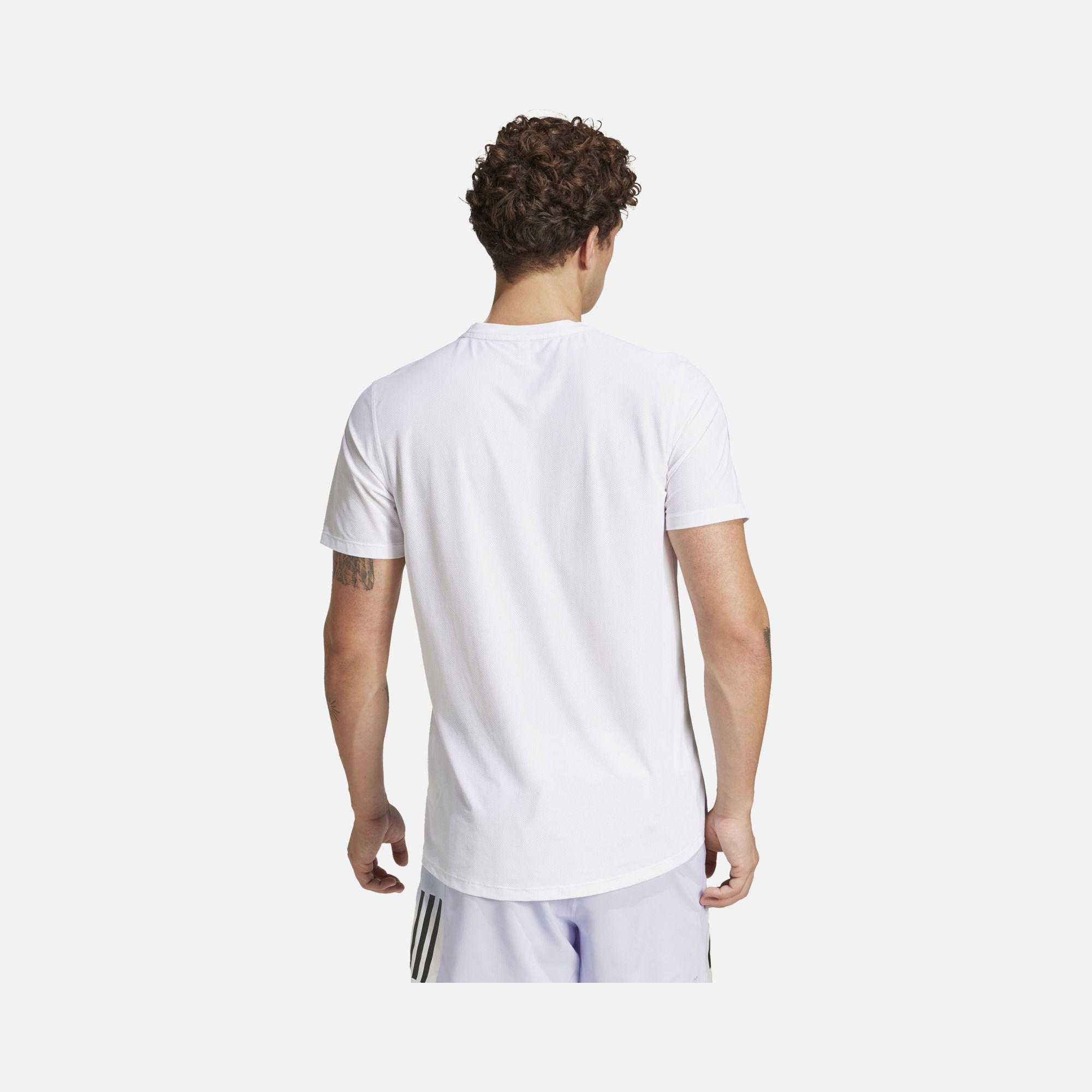 adidas Climacool Own the Run Colorblock Running Short-Sleeve Erkek Tişört