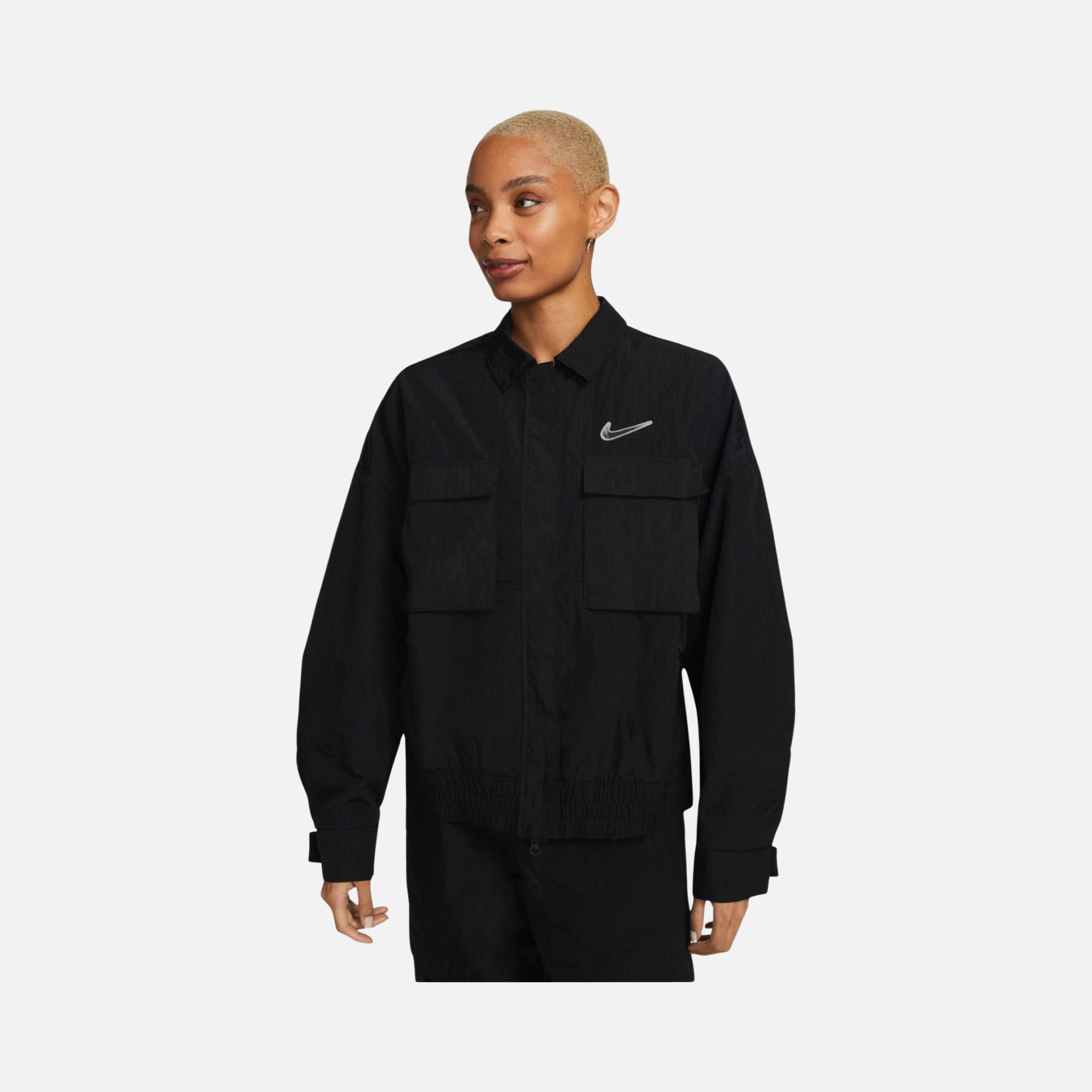 Nike Sportswear Swoosh Pack Woven Full-Zip Kadın Ceket