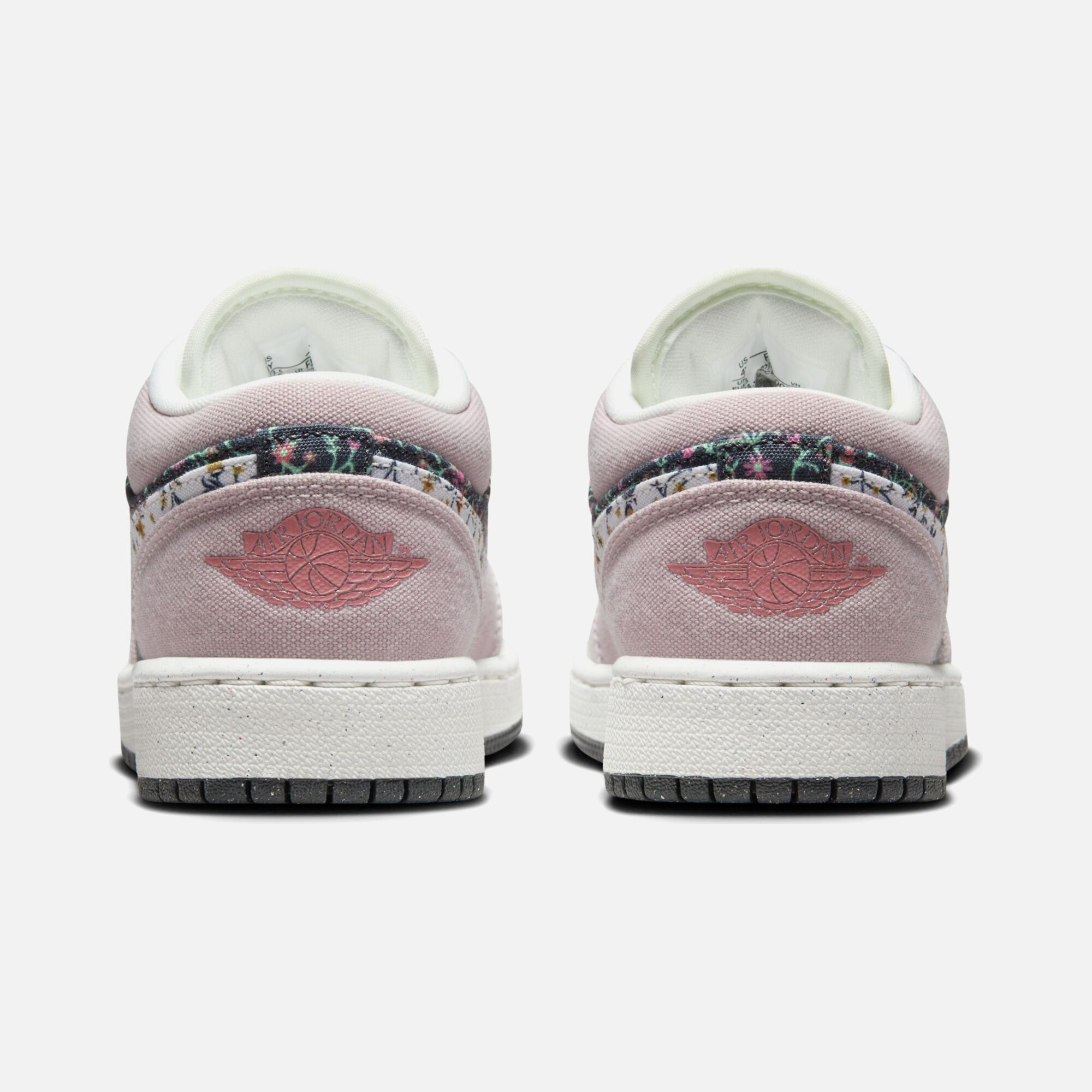 Nike Air Jordan 1 Low SE ''Floral Canvas Details'' (GS) Spor Ayakkabı