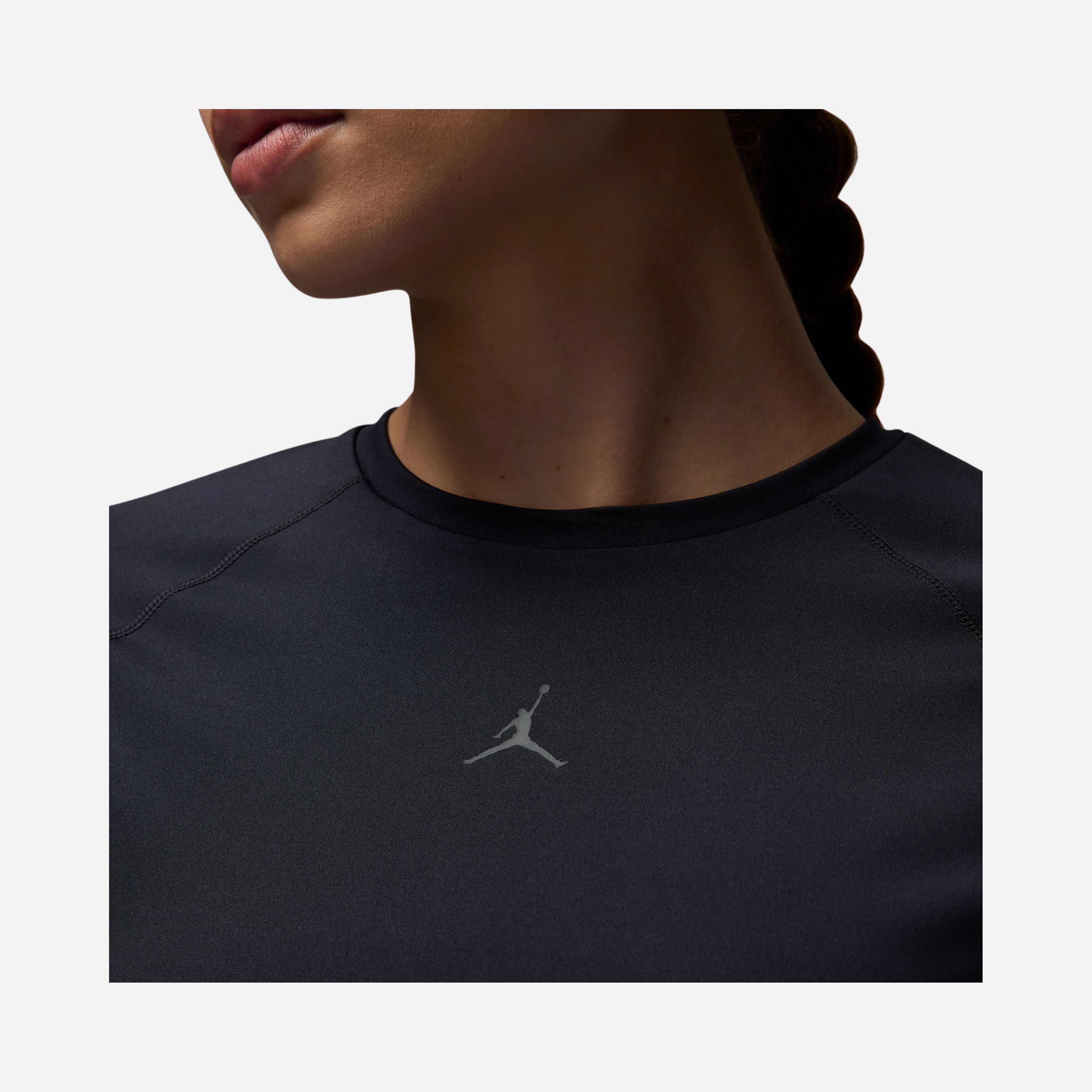 Nike Jordan Sport Bodycon Cropped Basketball Performance Short-Sleeve Kadın Tişört