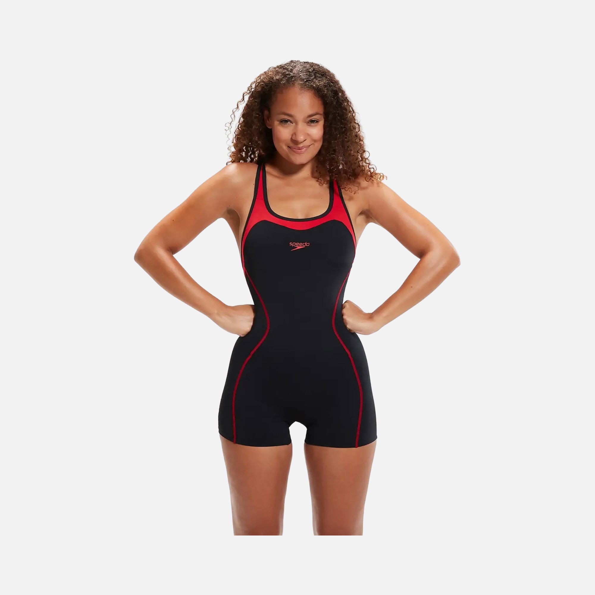Speedo Panel Legsuit Kadın Yüzücü Mayo