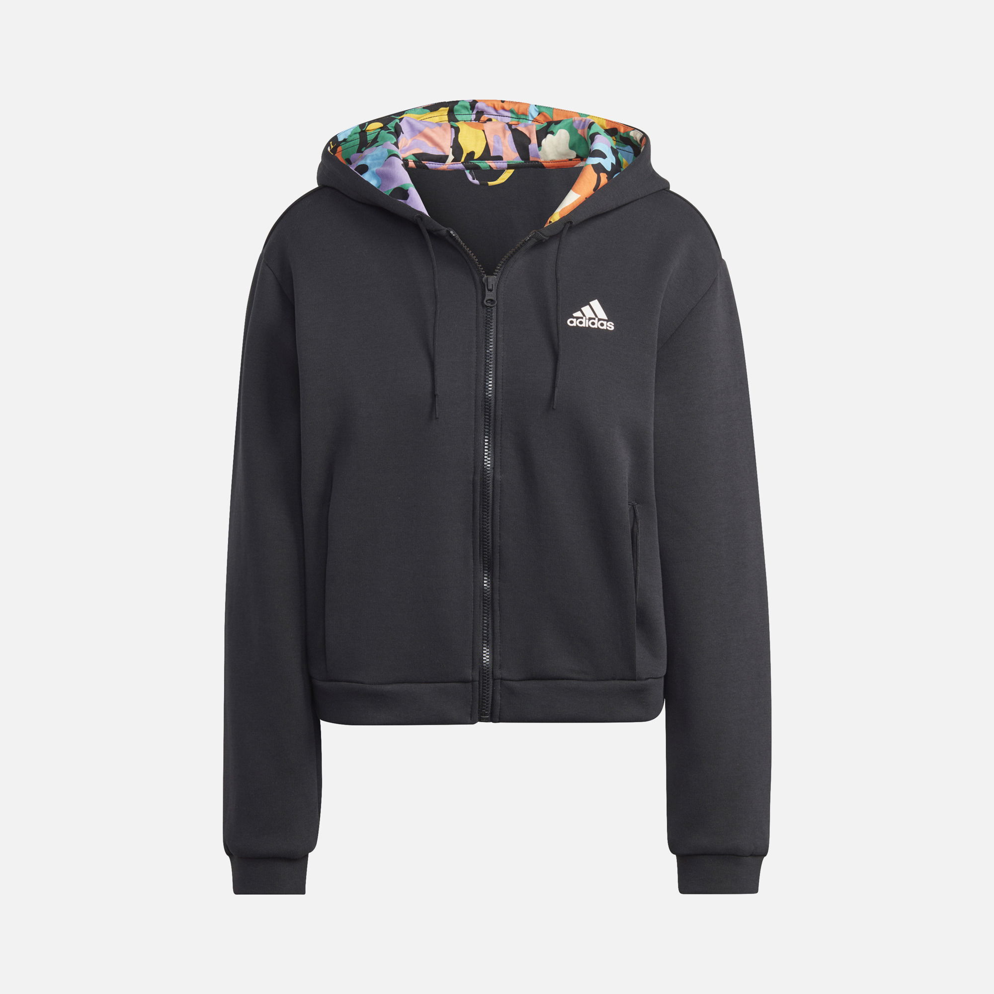 adidas Sportswear Graphic Regular-Fit Full-Zip Hoodie Kadın Sweatshirt