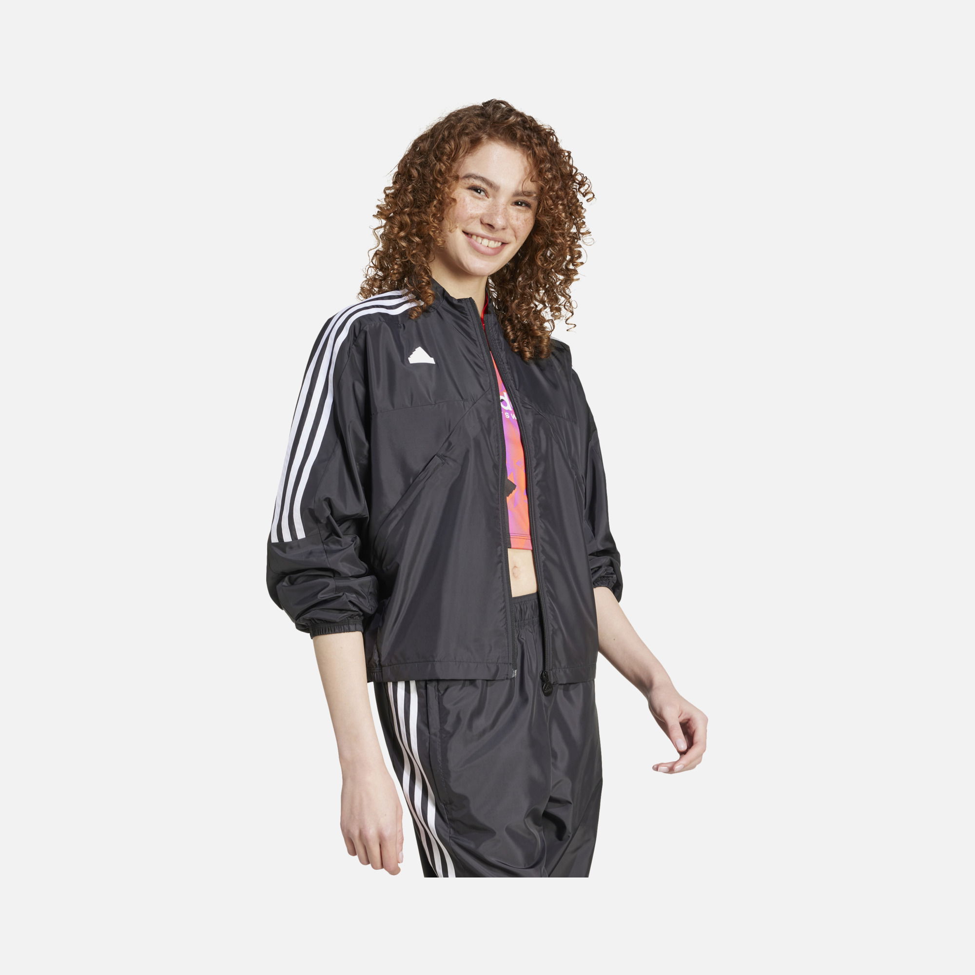 adidas Sportswear Tiro Cut 3-Stripes Summer Woven Mesh Lined Full-Zip Kadın Ceket